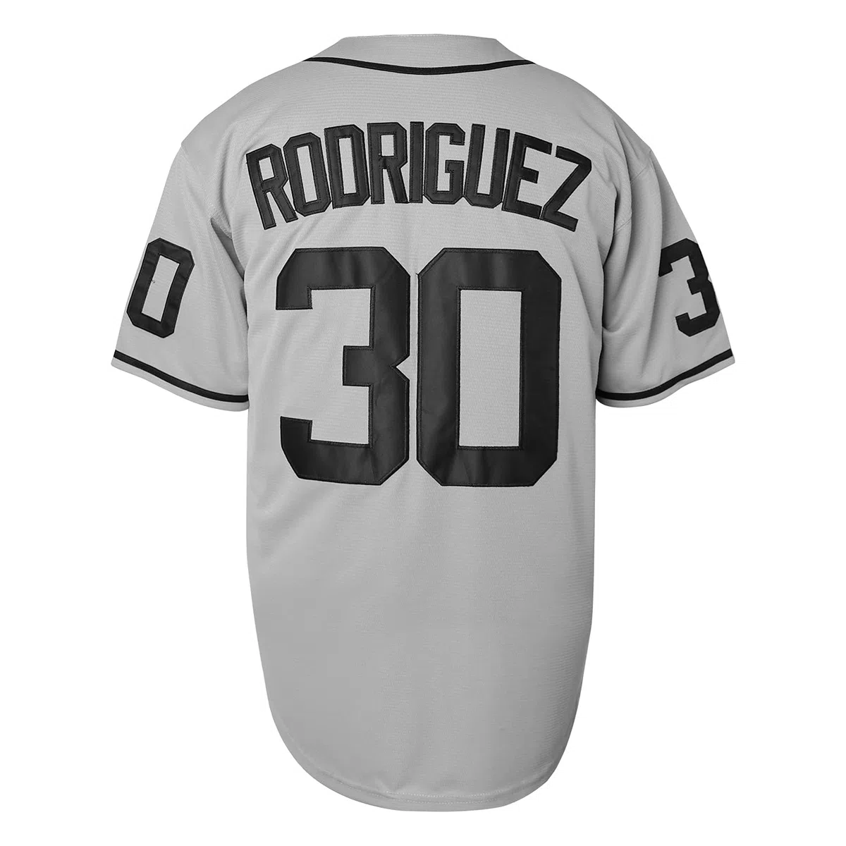 La maglia Sandlot Benny The Jet Rodriguez Michael Squints Palledorous Alan Yeah-Yeah McClennan Movie Baseball Jersey, 30 Rodriguez Grigio, M