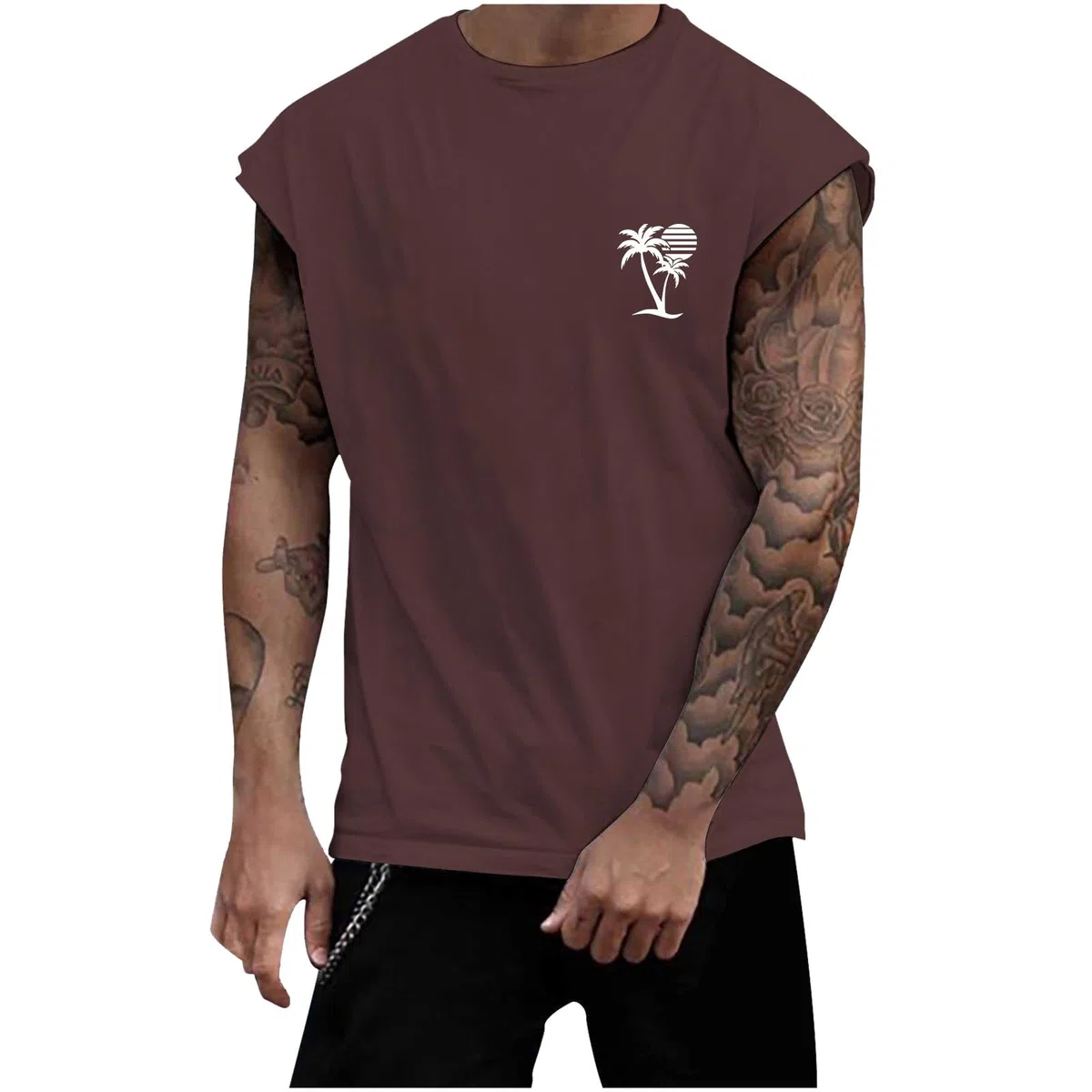 Uomo Palestra Canotta, Magliette Uomo Senza Maniche, Bodybuilding Gym Tank Canottiera Palestra Sportive Fitness Maglie Senza Maniche Cotone Canottiere Uomo Cotone Canottiera Uomo Estiva
