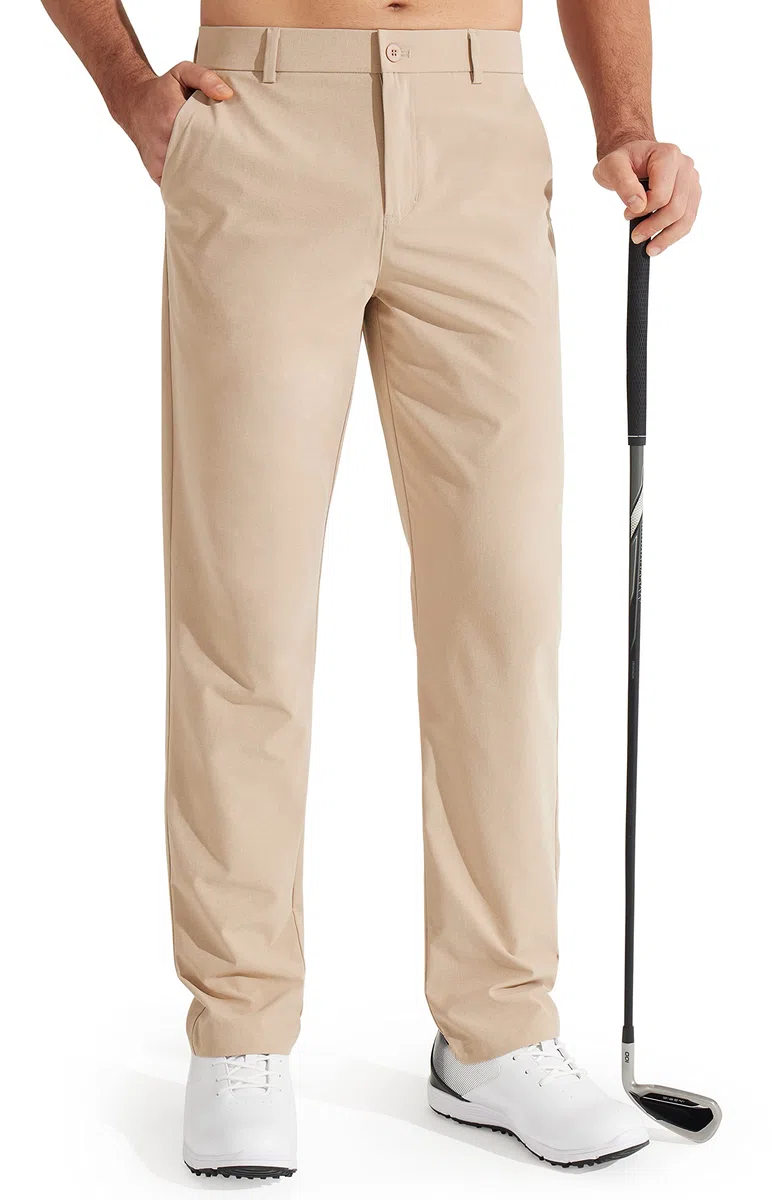 Libin Pantaloni da golf da uomo, elasticizzati, 76,2 cm/81,3 cm/86,4 cm, ad asciugatura rapida, leggeri, casual, comodi, con tasche