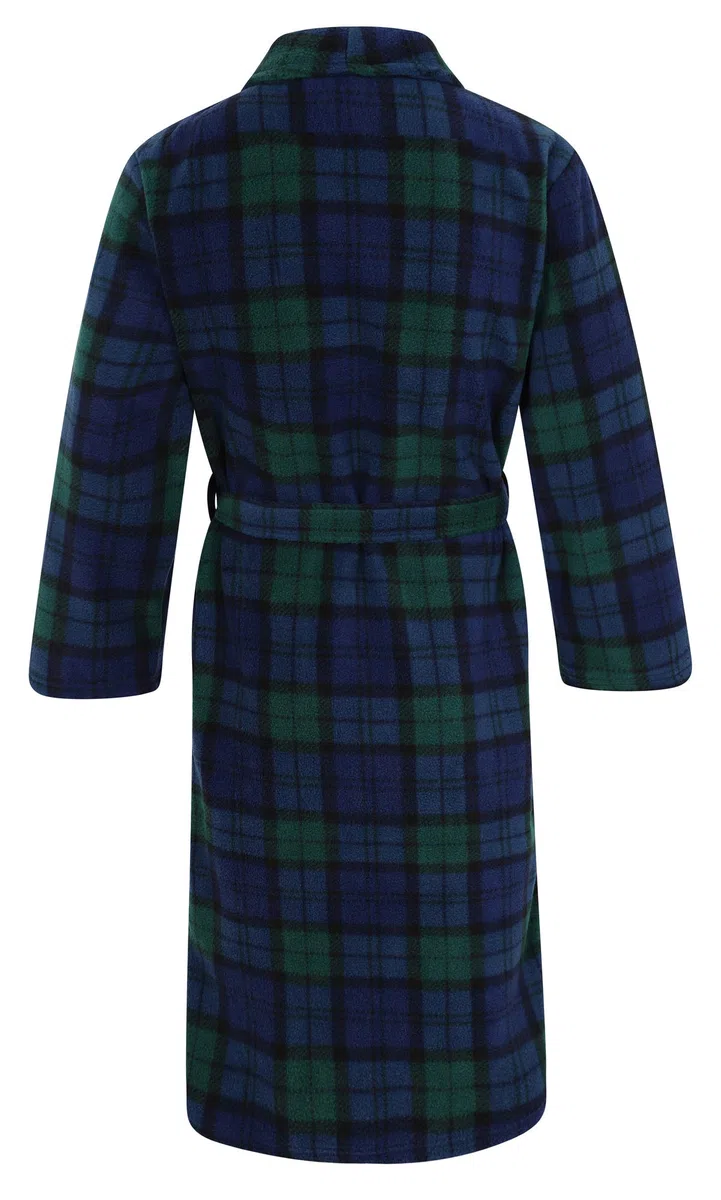 John Christian Vestaglia Uomo in Pile, Tartan scozzese