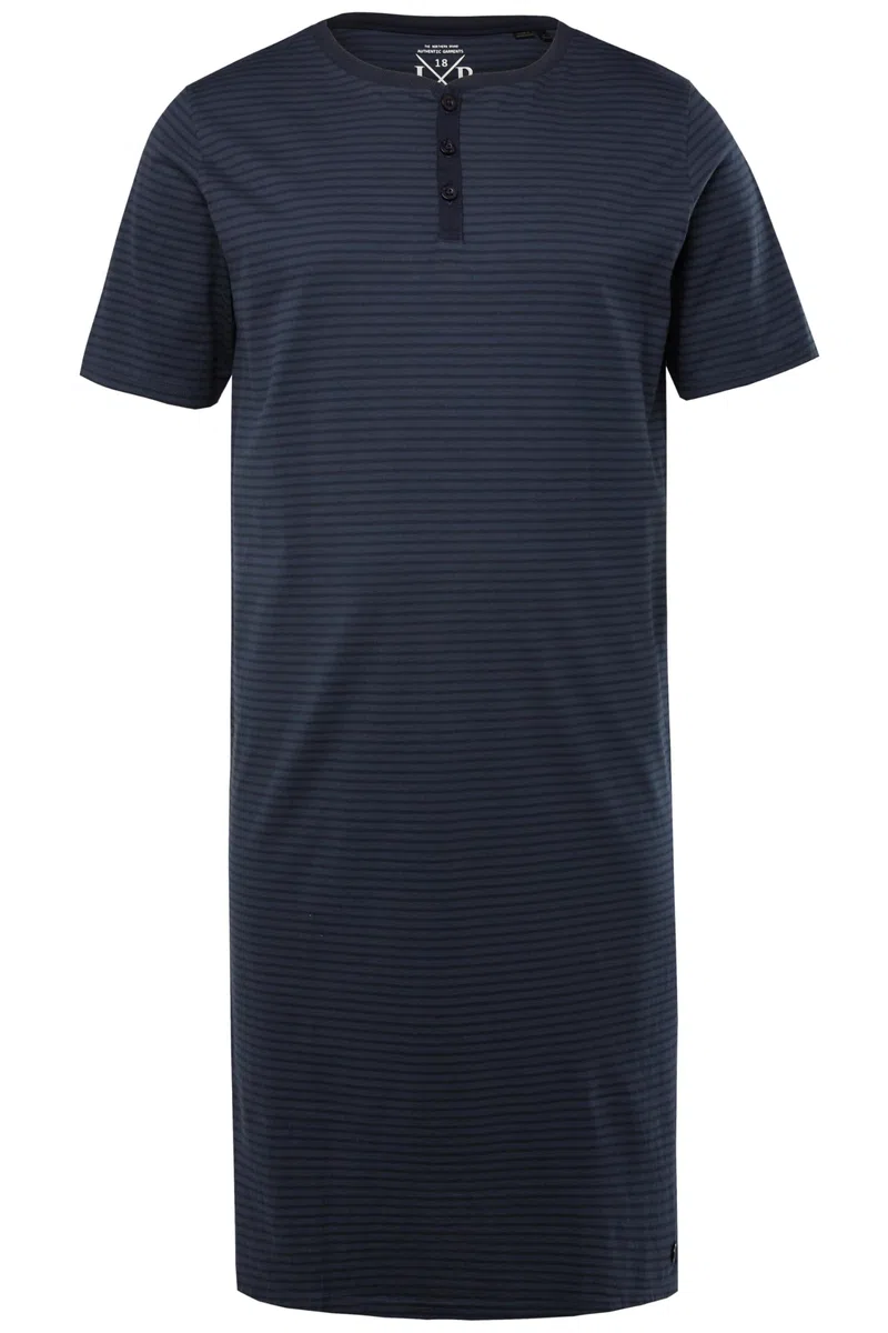 JP 1880 Camicia da Notte a Righe con abbottonatura sullo Scollo 826709