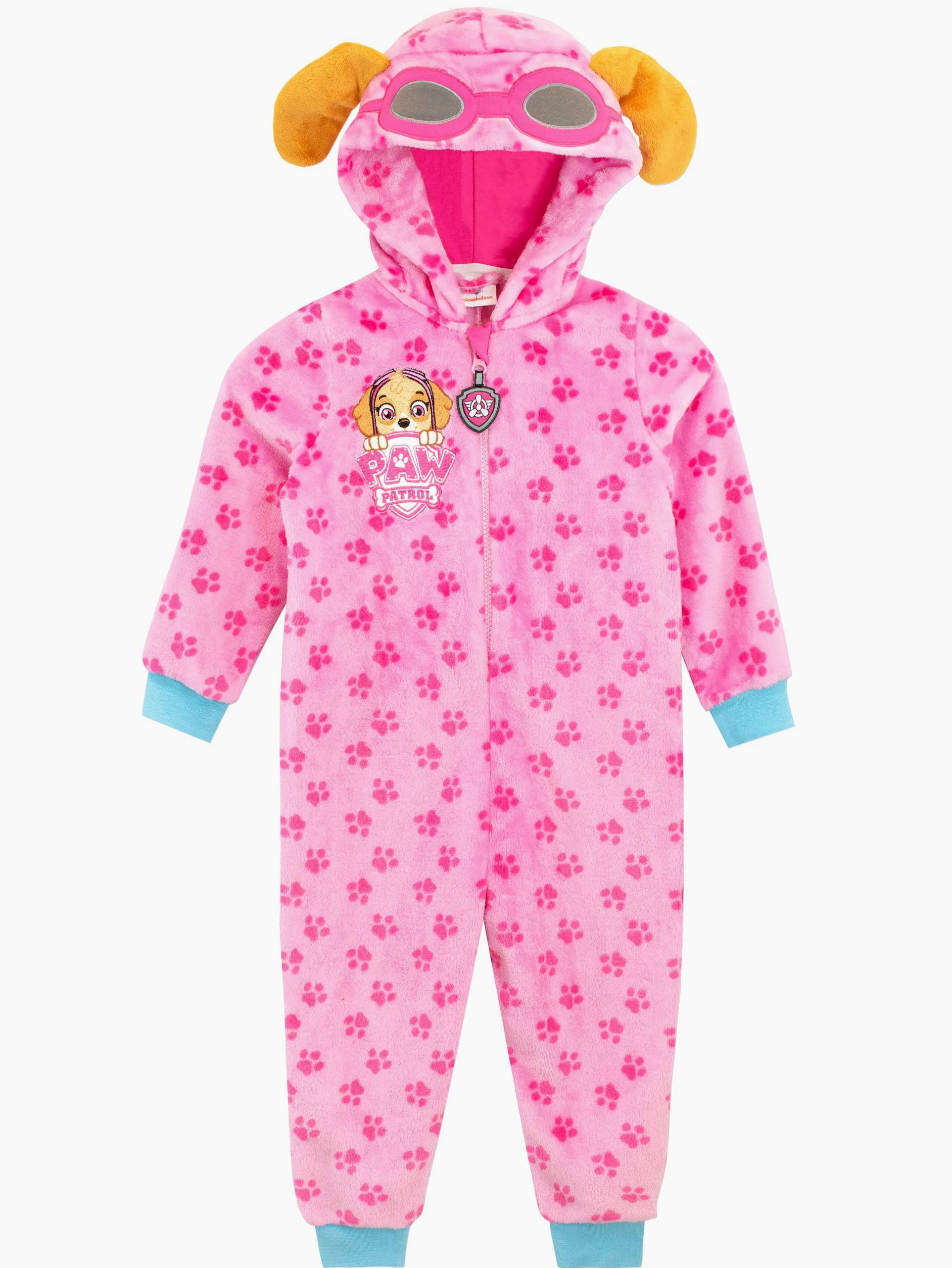Paw Patrol Pigiama Intero Bambina | Tuta Inter Pile Skye | Pigiami Interi per Bambini