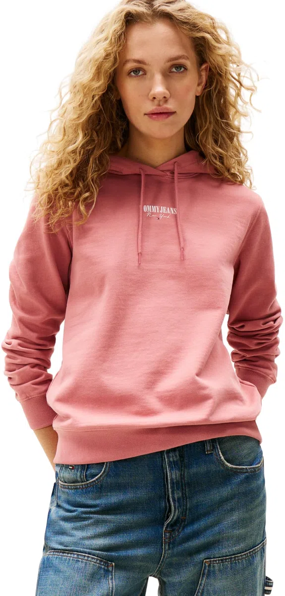 Tommy Jeans Tjw Reg Ess Logo 2 Hoodie Ext Dw0dw20943 Felpa con Cappuccio Donna (Pacco da 1)