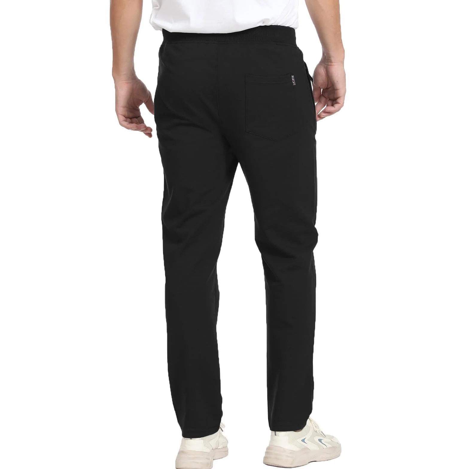 JustSun Pantaloni Tuta Uomo Cotone Sportivi con Tasche Zip