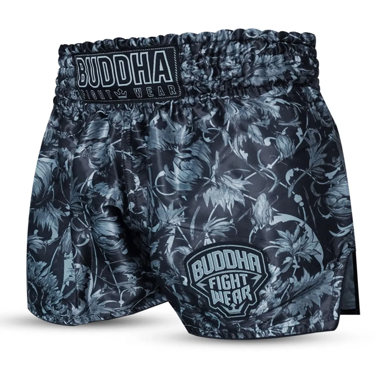 Buddha Fight Wear - Pantaloni Muay Thai e Kick Boxing Modello Diavolo Europeo - Tessuto Raso Premium - Nuovo