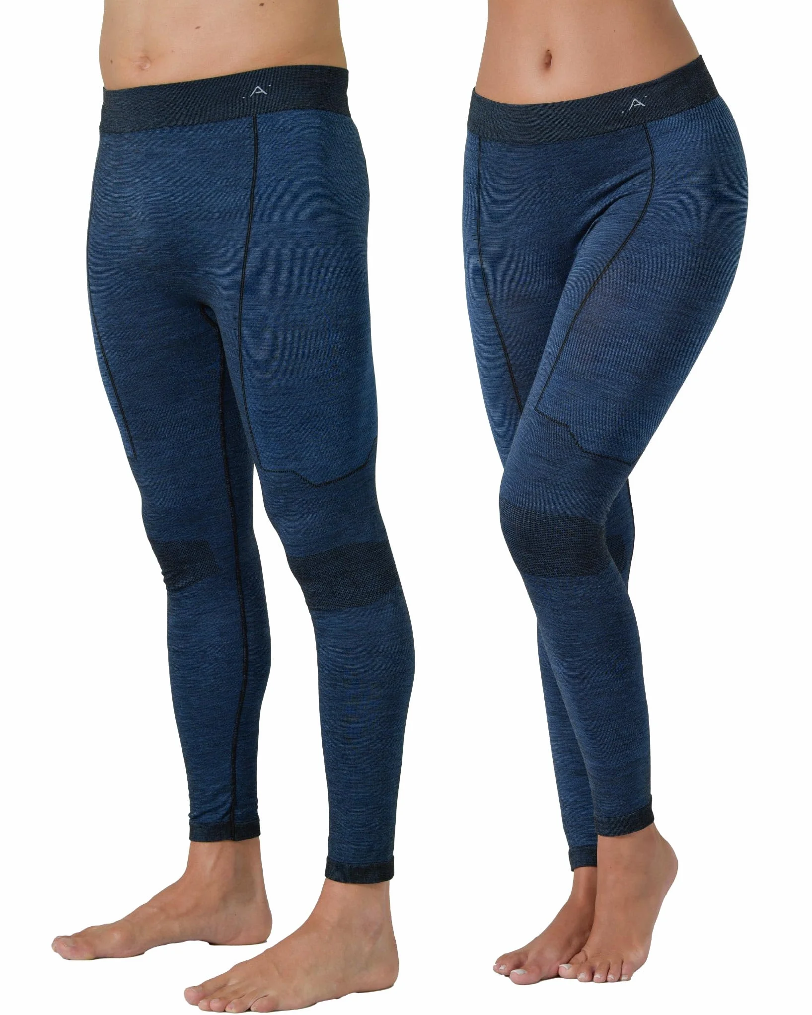 Risalti Calzamaglia Termica Uomo Donna Merino - Leggins Termici Donna Uomo in Lana Merino, Intimo Invernale Traspirante, Elasticizzato Senza Cuciture - Made in Italy