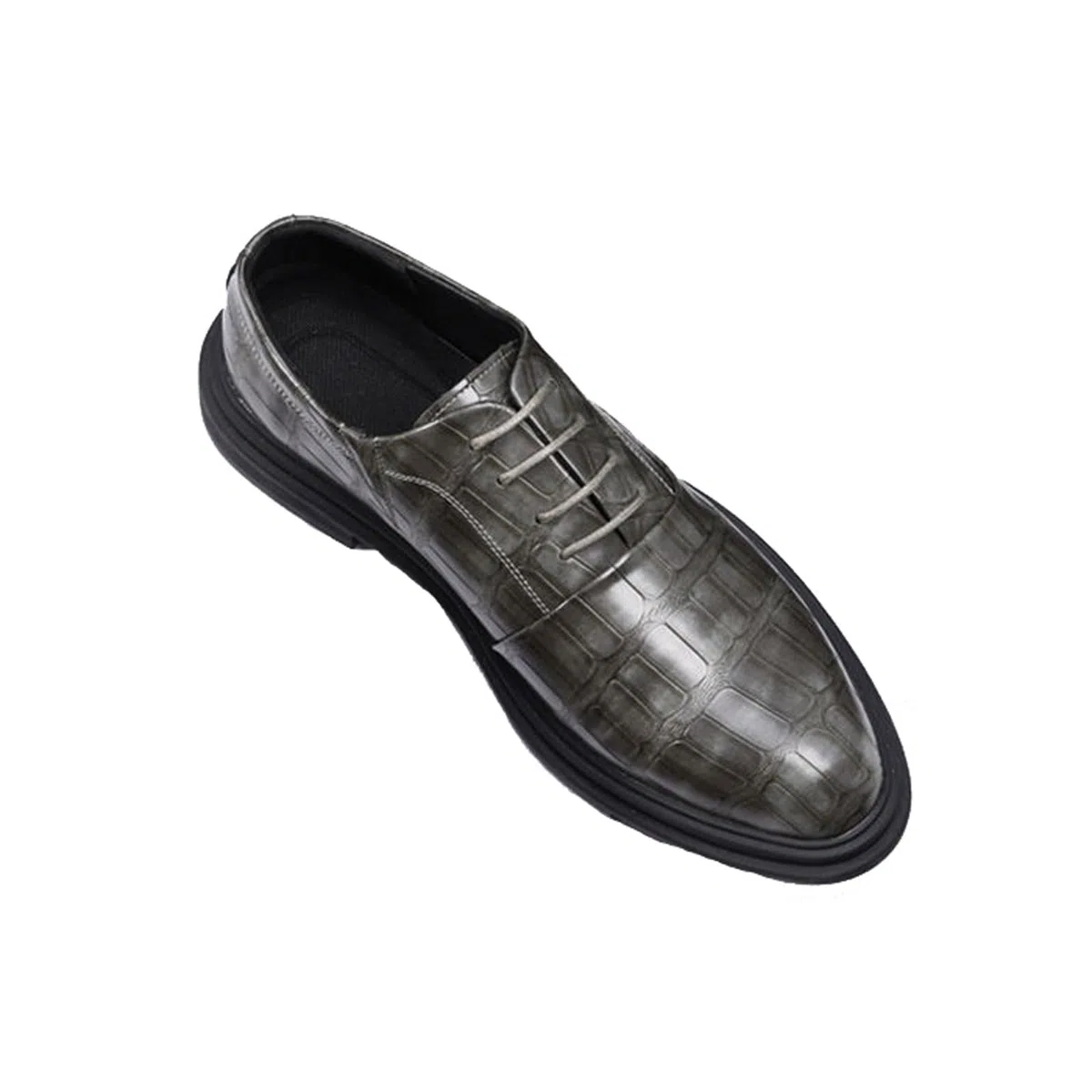 Scarpe Oxford da Uomo Eleganti Basse PU Stringate Derby
