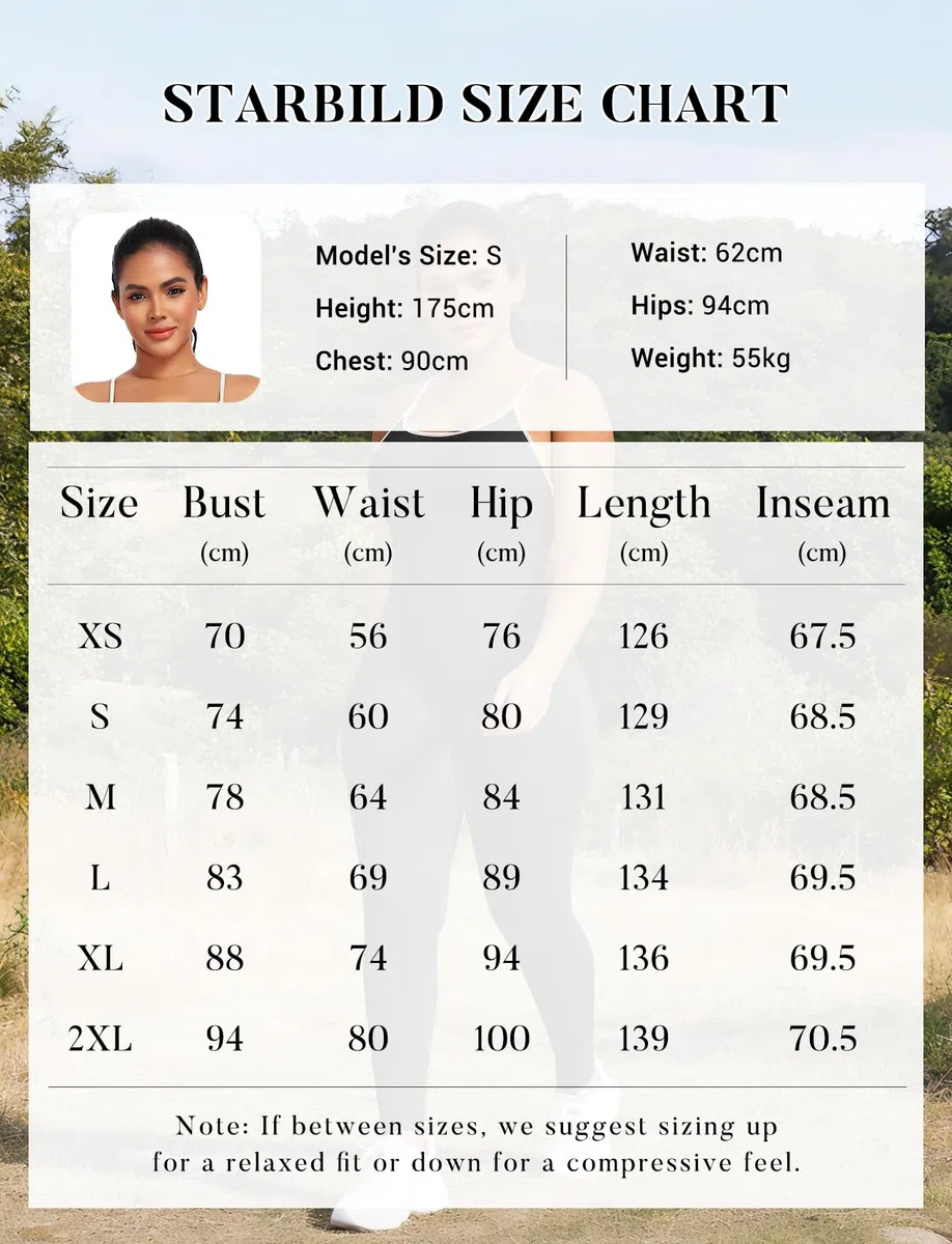 STARBILD Tuta intera Sportiva da Donna con Schiena Scoperta, Scrunch Jumpsuit con Imbottita Push Up Sexy con Spaghetti Regolabili, Monopezzi per Yoga Fitness Palestra Casual