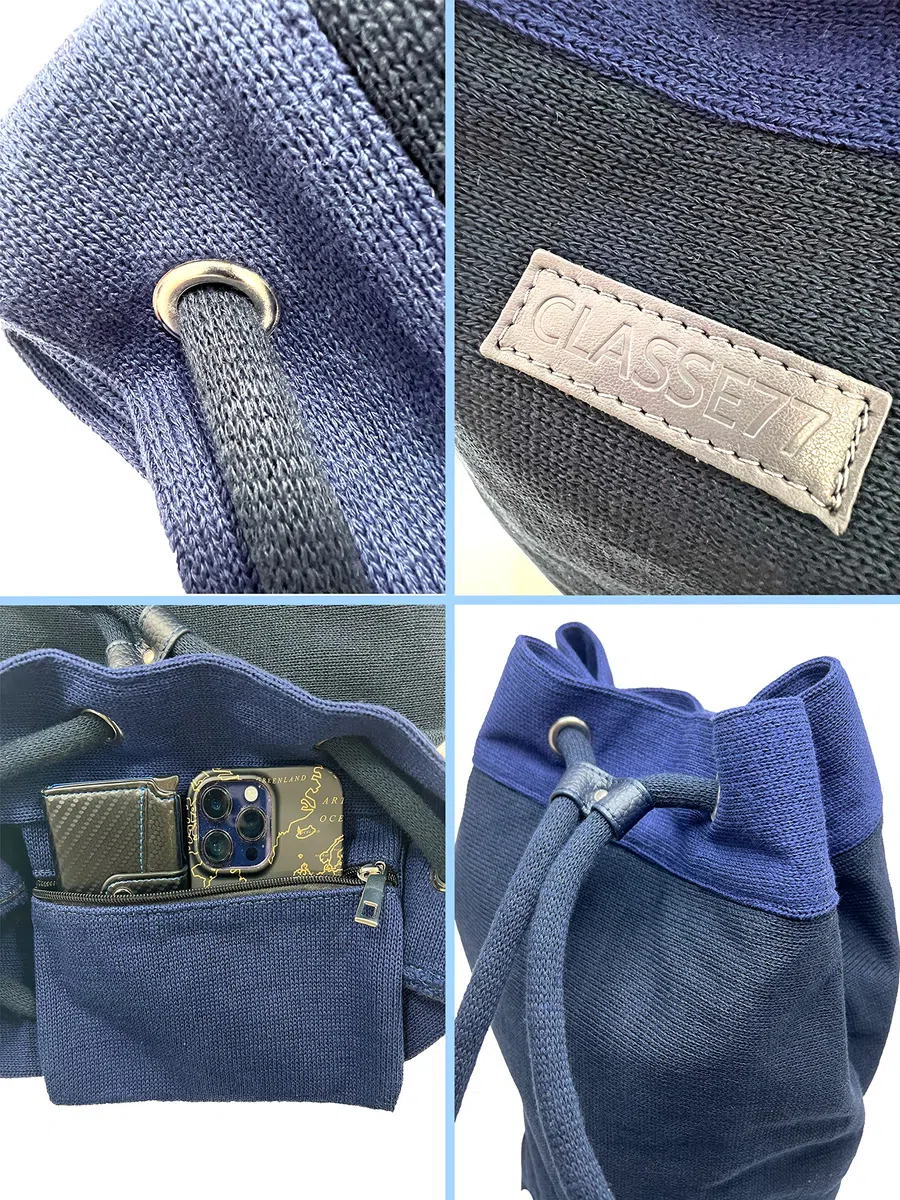Zaino a corda/Sacca Mare - Borsa multiuso per palestra o viaggio - Prodotto artigianle - Made in Italy