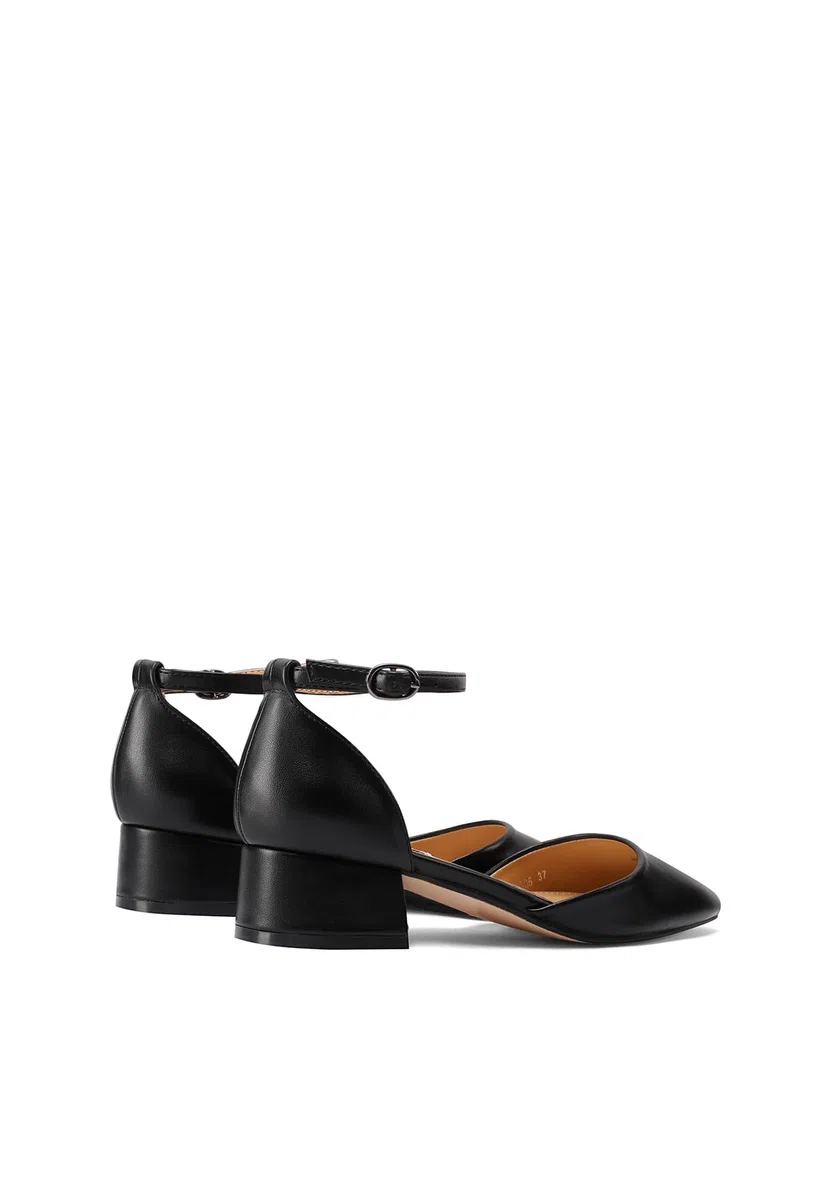 QUEEN HELENA Décolleté con Tacco Basso Scarpe Eleganti a Punta Chiusa Donna ZM9905