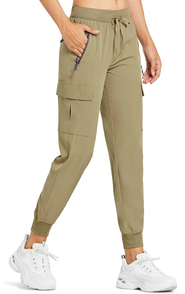 Pantaloni da Trekking da Donna Estivo Cargo Jogging Leggeri ad Asciugatura Rapida Pantaloni per Sportivi Running Sports Casual all'Aria Aperta