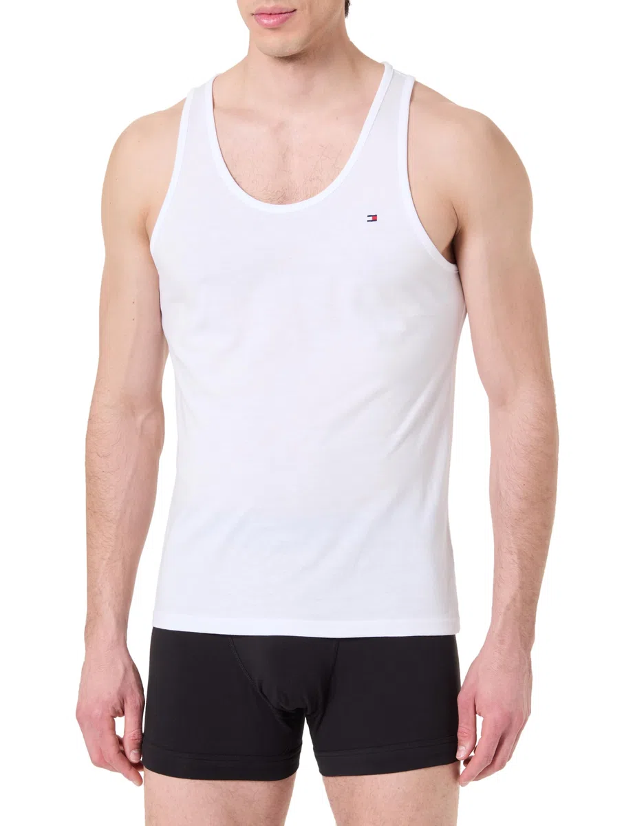 Tommy Hilfiger Uomo Canotte Confezione da 3 Scollo Rotondo
