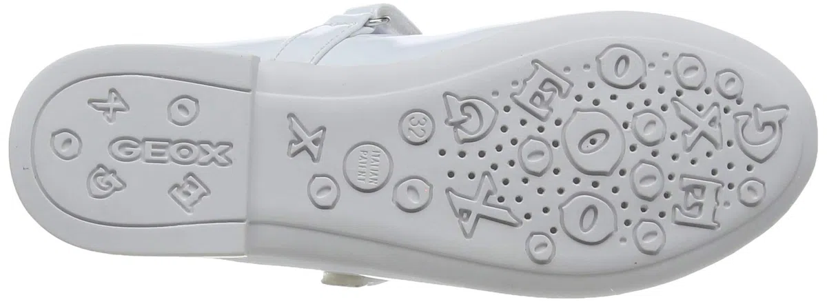 Geox JR PLIE' A Ballerine Bambina Bianco (White C1000) 27 EU