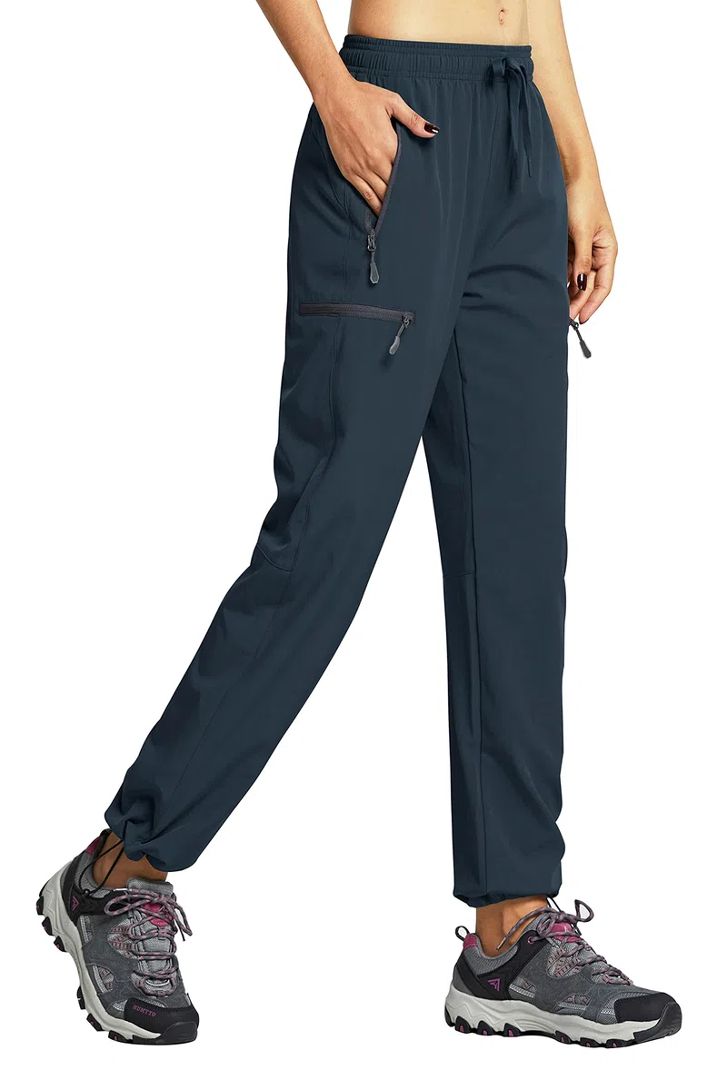 Libin Pantaloni Trekking Donna Estivi Montagna Pantalone da Cargo Leggeri ad Asciugatura Rapida Casual Escursionismo Abbigliamento con Tasche Cerniera