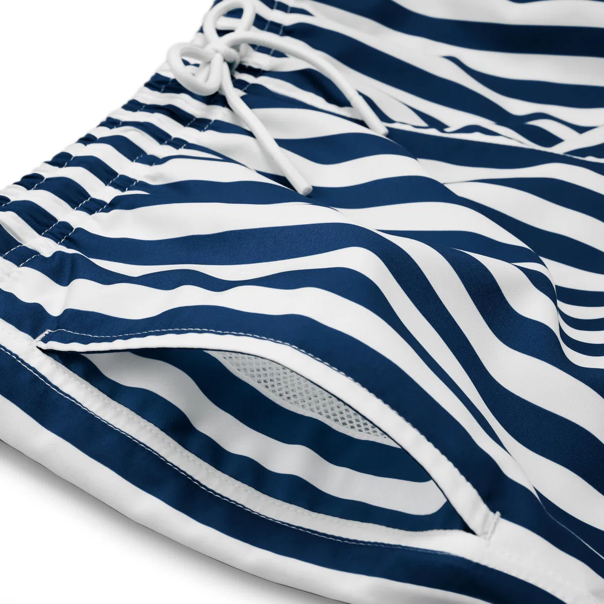 Trendhim Costume da bagno da uomo a righe, 46 cm, ad asciugatura rapida, con elastico in vita, leggero, abbigliamento da spiaggia in diversi colori, design danese per piscina ed estate