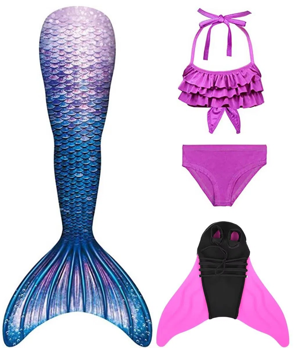Set Bikini + Copricostume Donna, Costume da Bagno con Scialle, Design Moderno e Seducente