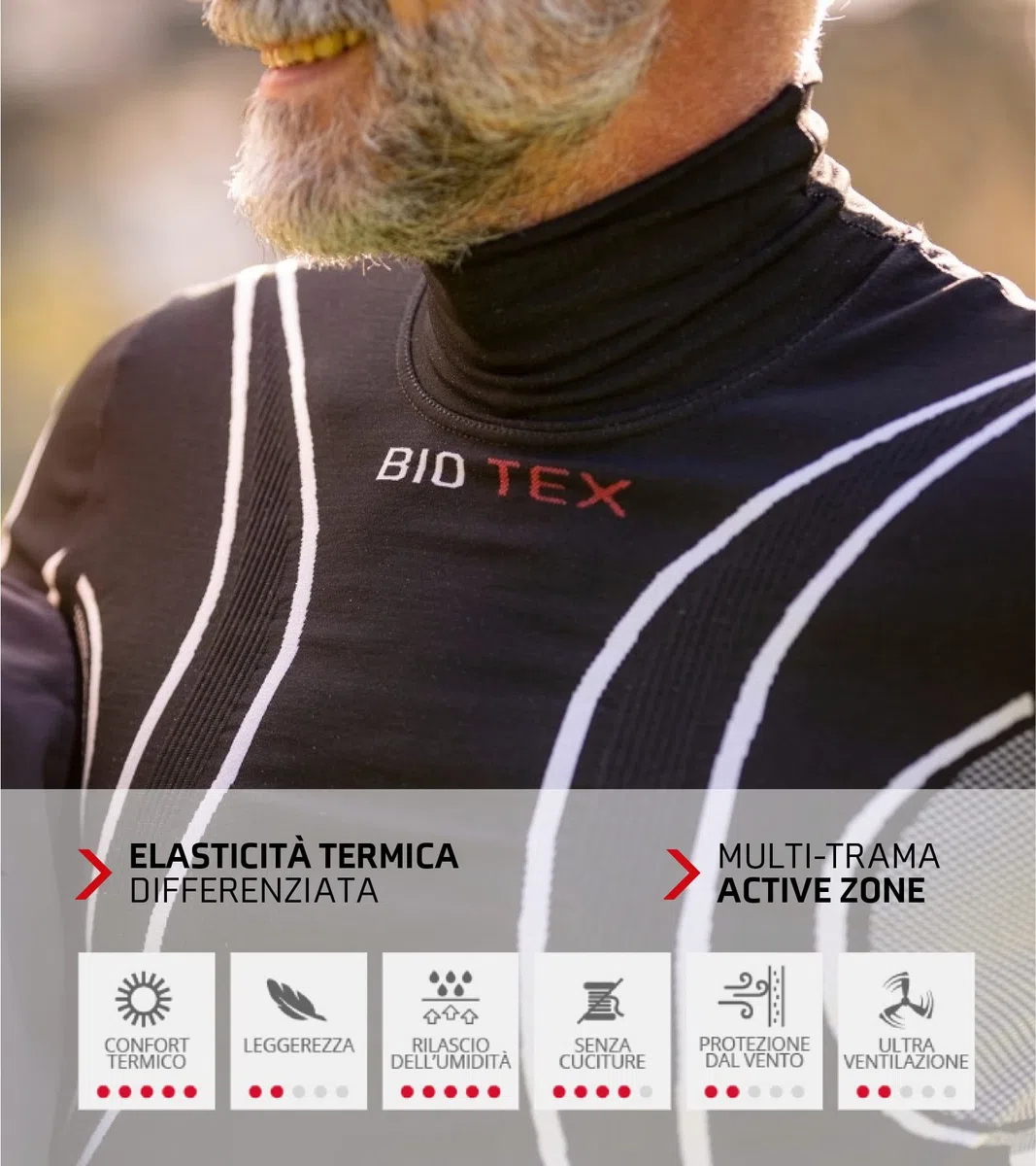 Biotex Bioflex Warm Sottomaglia Uomo (Pacco da 1)