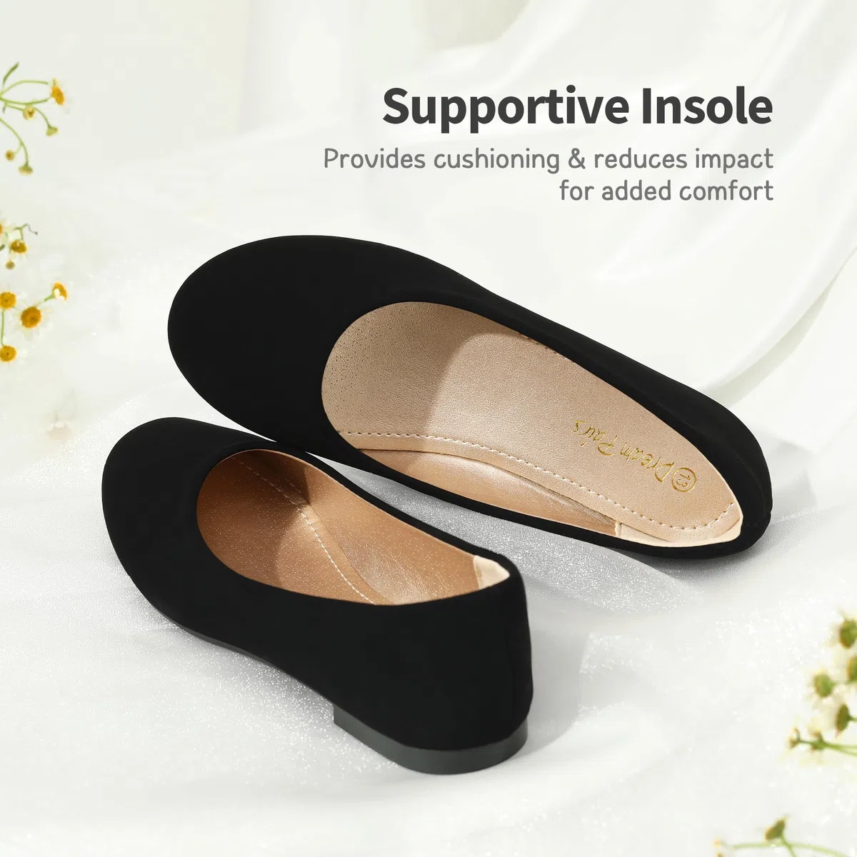 DREAM PAIRS Scarpe da Ragazza Floreale per Matrimonio, Festa