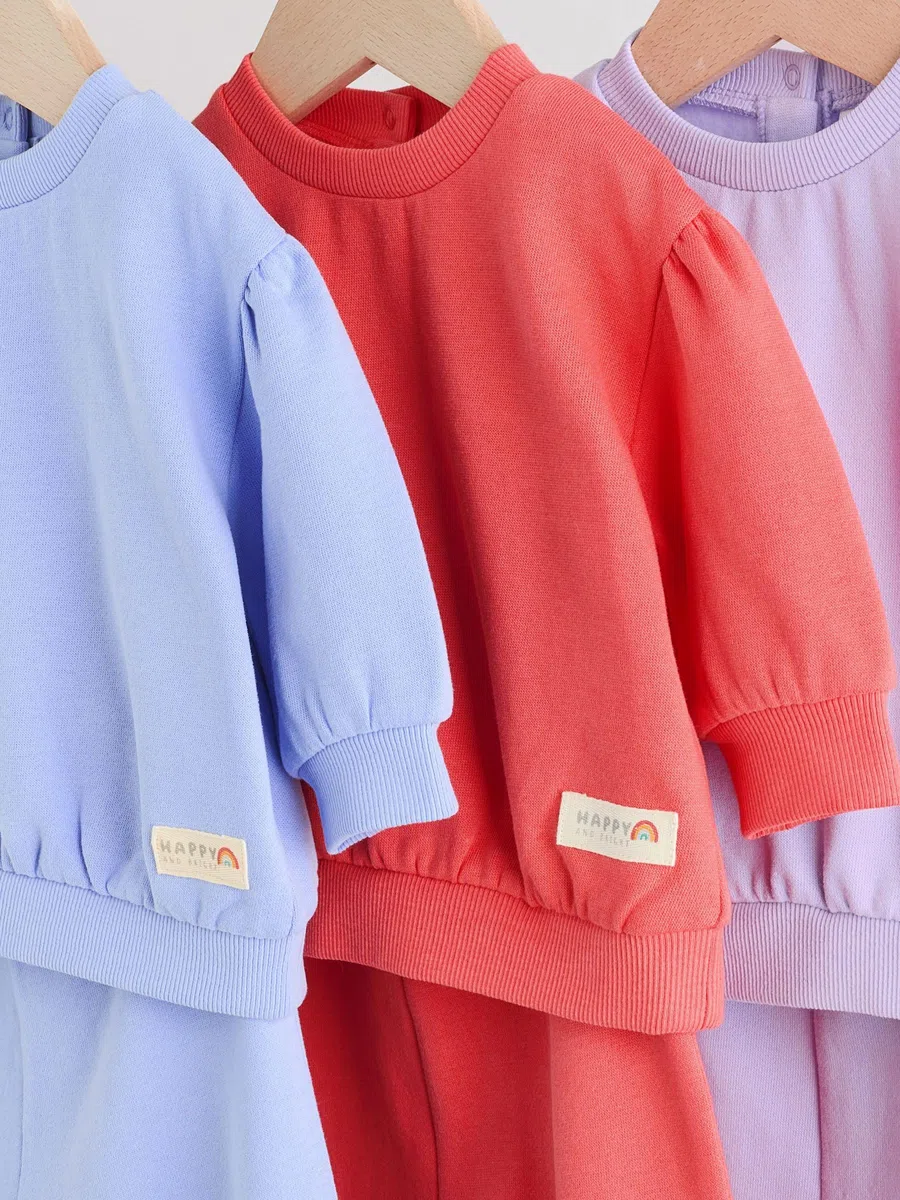 NEXT Bambina Set da 6 pezzi per neonati con felpa e pantaloni da jogging
