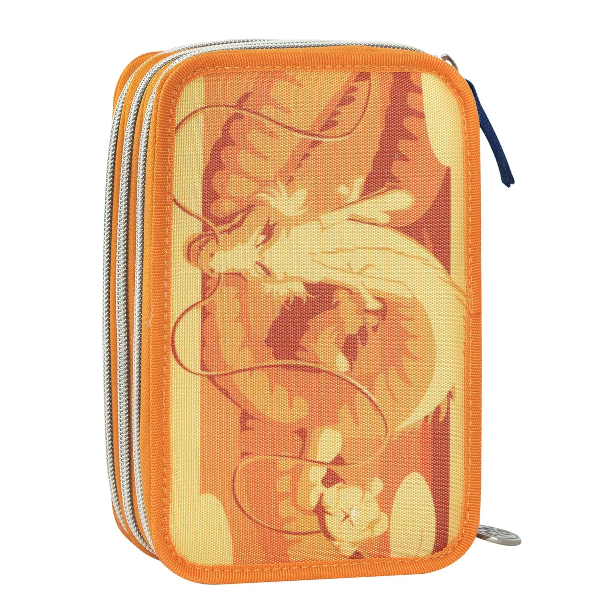 DRAGONBALL - Astuccio 3 Scomparti Bambina e Bambino, con Interno Organizzato, Tasca a Zip e Organizer Portapenne - Astuccio Scuola Media e Elementare in Tessuto, 20x13x7h cm