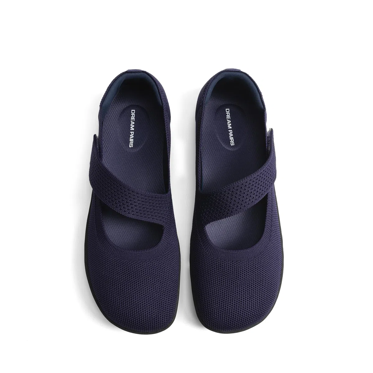 DREAM PAIRS Mary Jane da Donna – Ballerine in Maglia Effetto Barefoot, Supporto all'Arco Plantare – Scarpe Basse Casual Ufficio Lavoro Viaggi Passeggiate