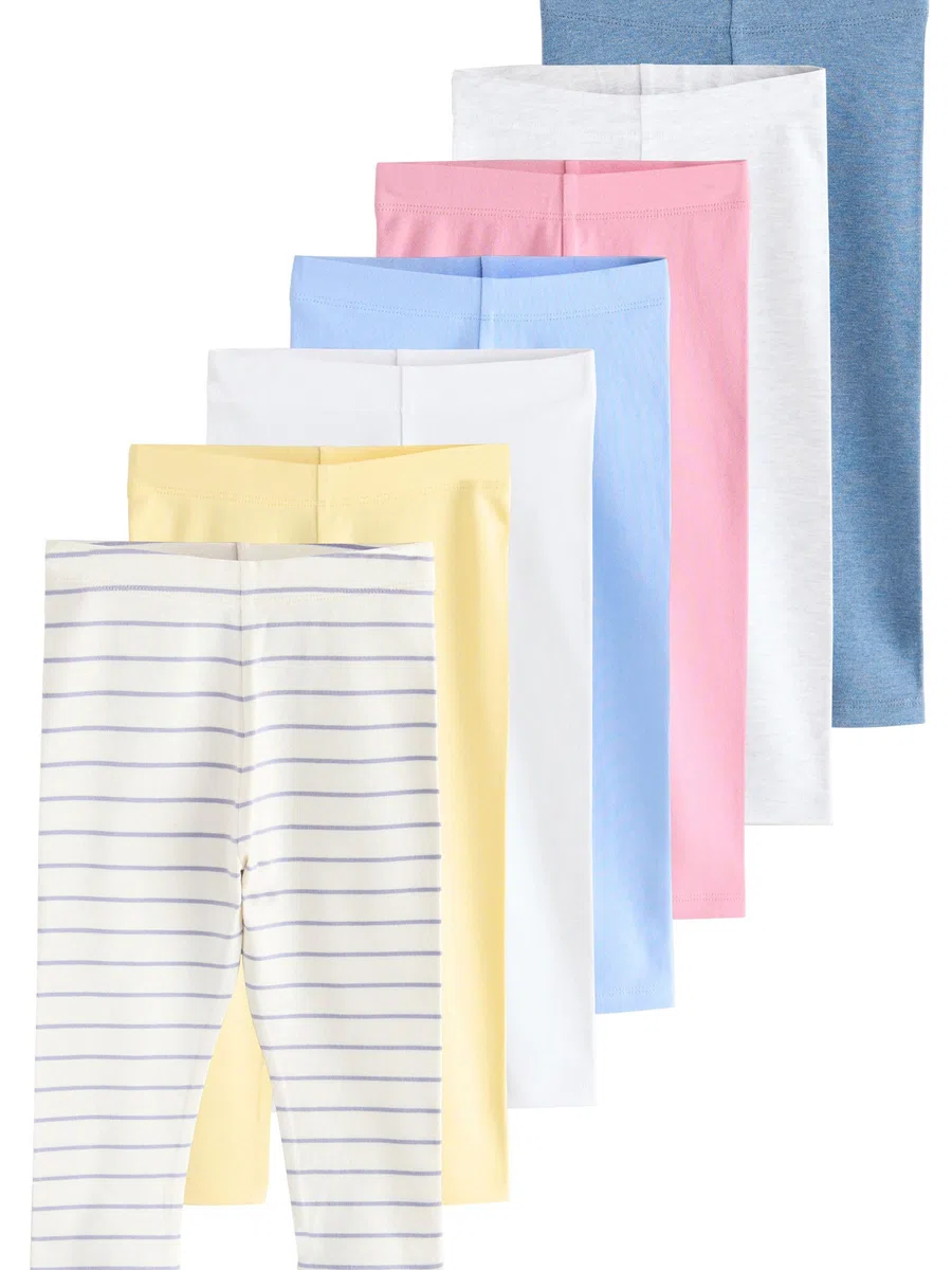 NEXT Ragazza Confezione da 7 Leggings