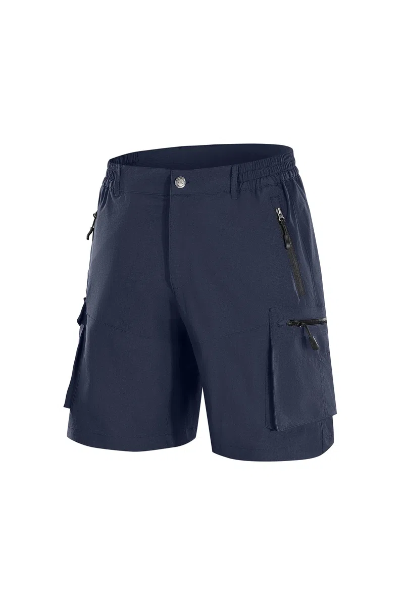 Tansozer Pantaloni Corti da Escursionismo Uomo con Tasca con Zip Escursione all'aperto Alpinismo Pantaloncini Estivi