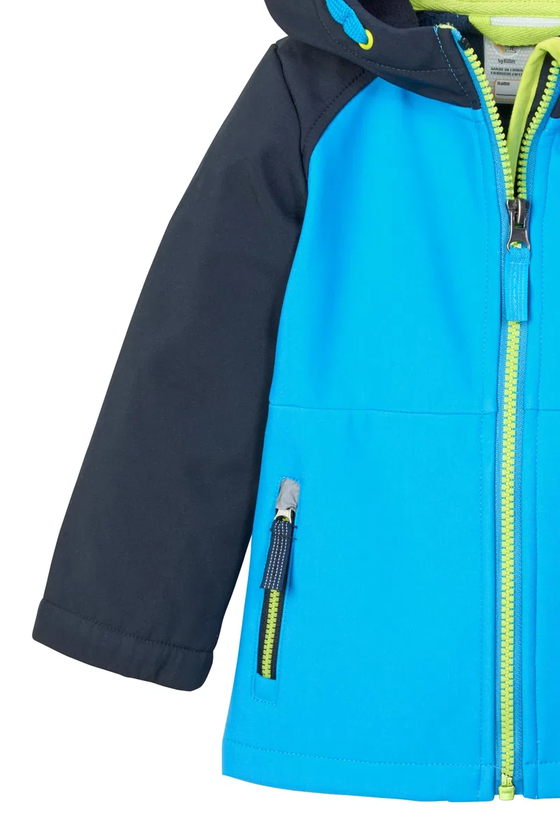 first instinct by killtec Fios 12 Mns Sftshll Jckt Giacca softshell/giacca da esterno con cappuccio Unisex - Bambini e ragazzi