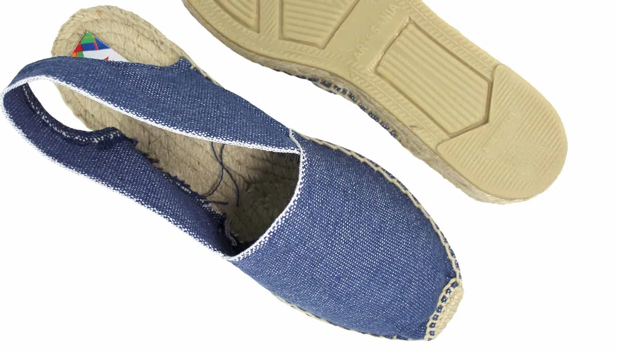 Espadrillas Svitate con zeppa bassa fatti a mano in Spagna