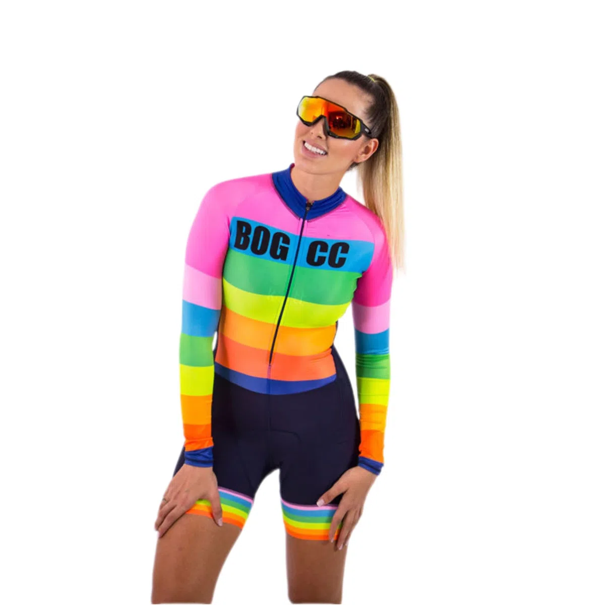 Tuta da donna a maniche lunghe, per ciclismo, professionale, abbigliamento da ciclismo, tute da ciclismo, colore grigio,