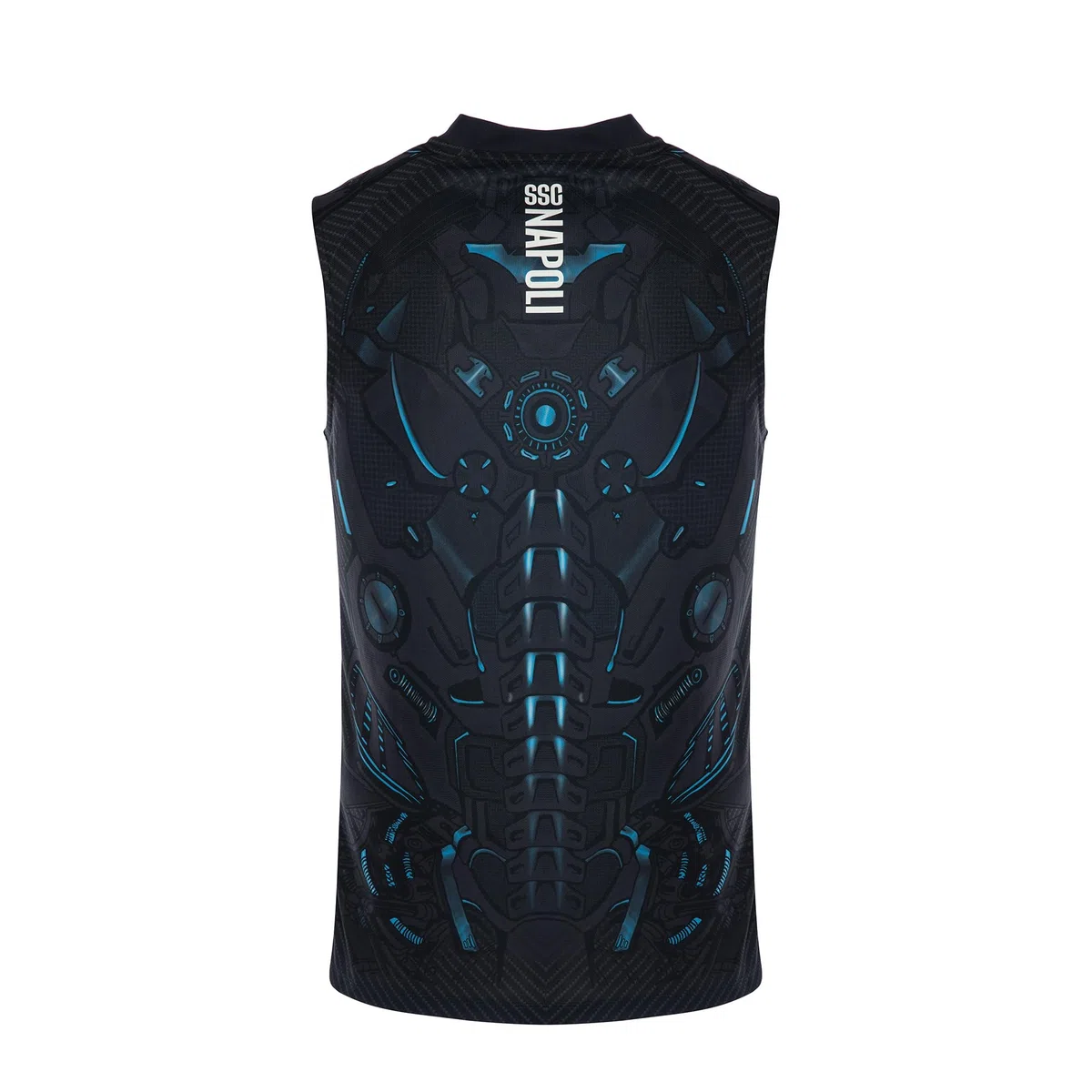 SSC Napoli Smanicato Training Ea7 Canottiera Unisex - Adulto (Pacco da 1)
