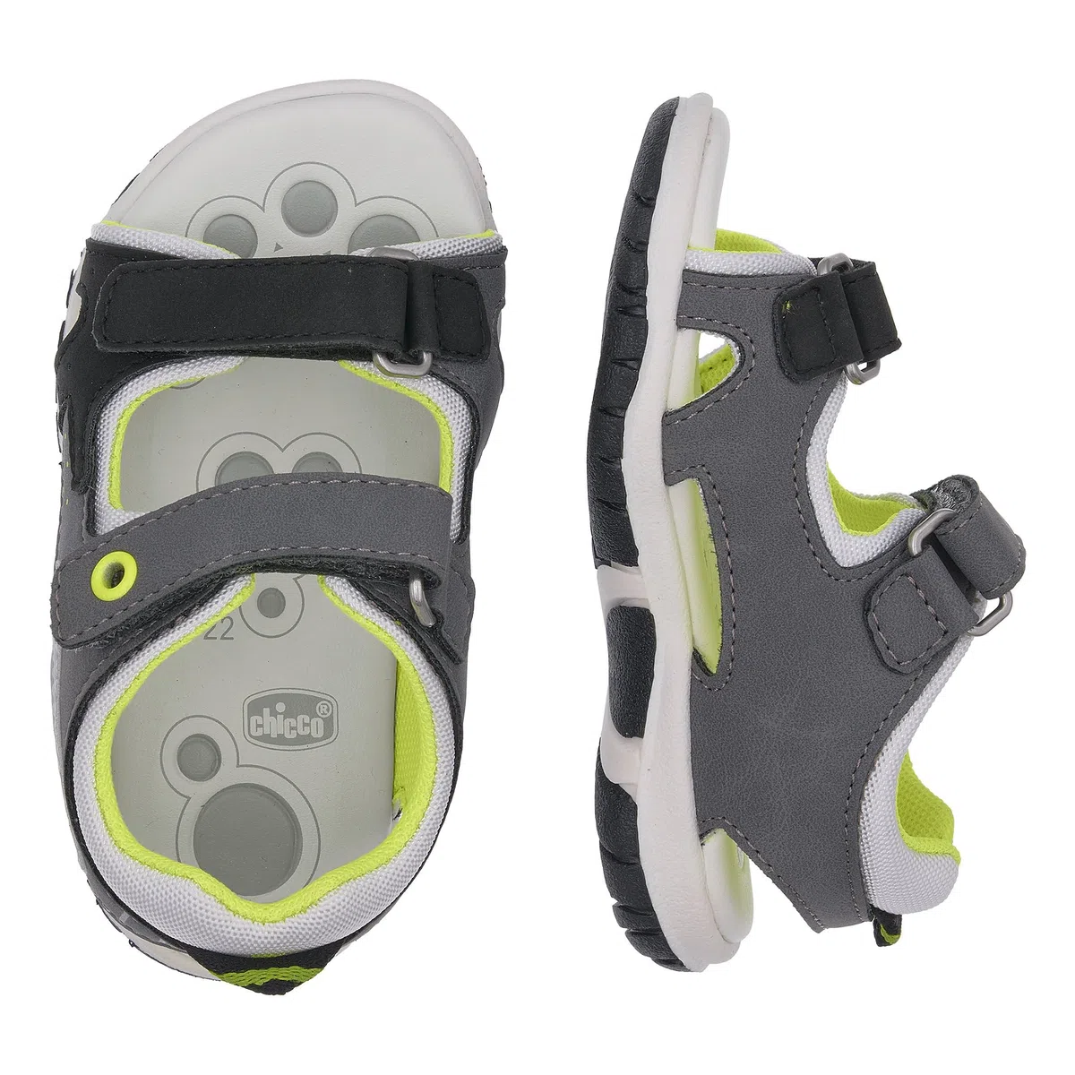 Chicco, Sandali Bambino, con Chiusura con Doppio Strappo, Scarpe Bambini e Ragazzi, Designed in Italy