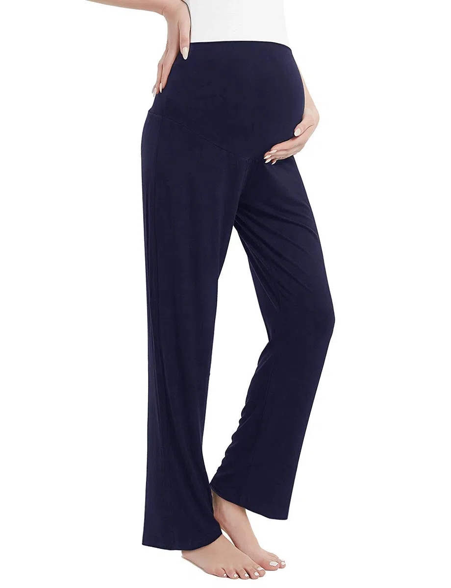 Pantaloni lunghi da donna, per il tempo libero, per donne incinte, caldi, pigiama, pantaloni da jogging, pantaloni da yoga, S-XXL, grigio scuro
