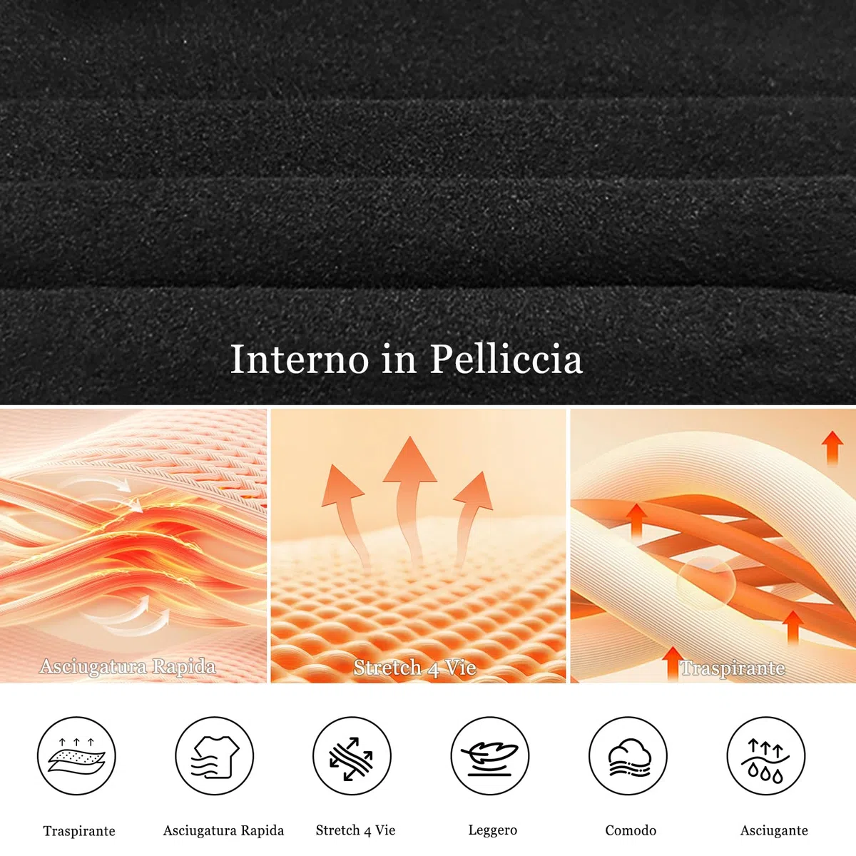 HYCOPROT 4 Pack Maglia Termica Donna Thermal Manica Lunga Intimo Termico Invernale Maglietta Interna Maniche Lunghe Slim Fit Termica Basic Bianca Casual Top Autunno Inverno Moda Magliette Yoga Corsa