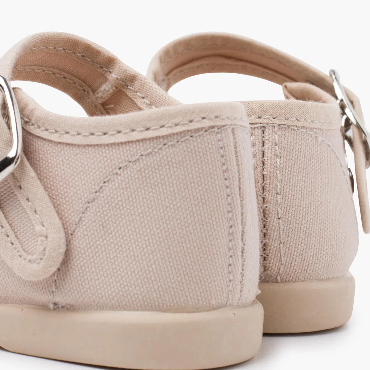 Pisamonas Scarpe Ballerine Cinturino Bambina Tela Fibbia