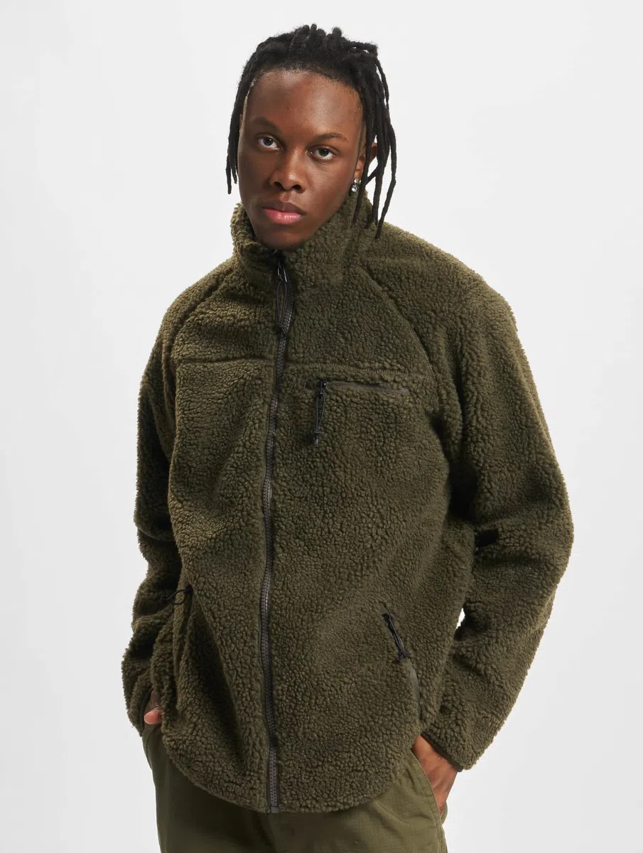 Brandit Teddy Fleece Jacket Uomo Giacca di mezza stagione mimetico bosco