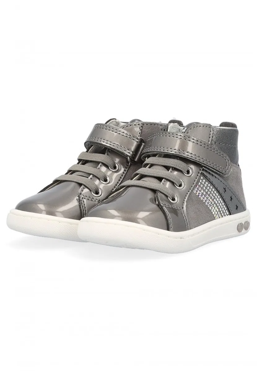 PRIMIGI Sneakers 6902711 Chiusura con Strappo e Laccio Plantare Estraibile Sottopiede in Pelle e Il Fondo in Gomma.