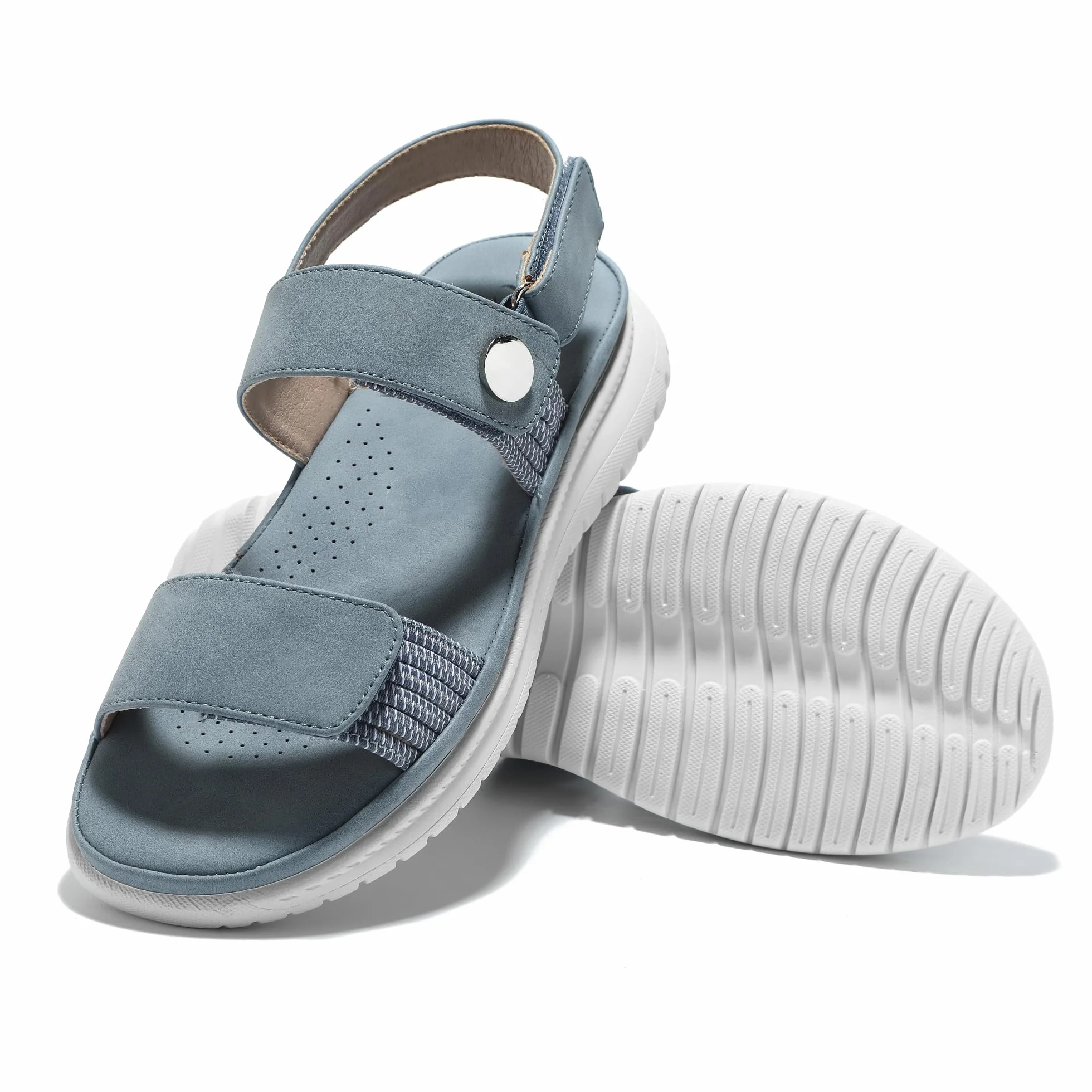 JOMIX Sandali Donna Estivi a Strappo Scarpe Bassi Eleganti Comodi