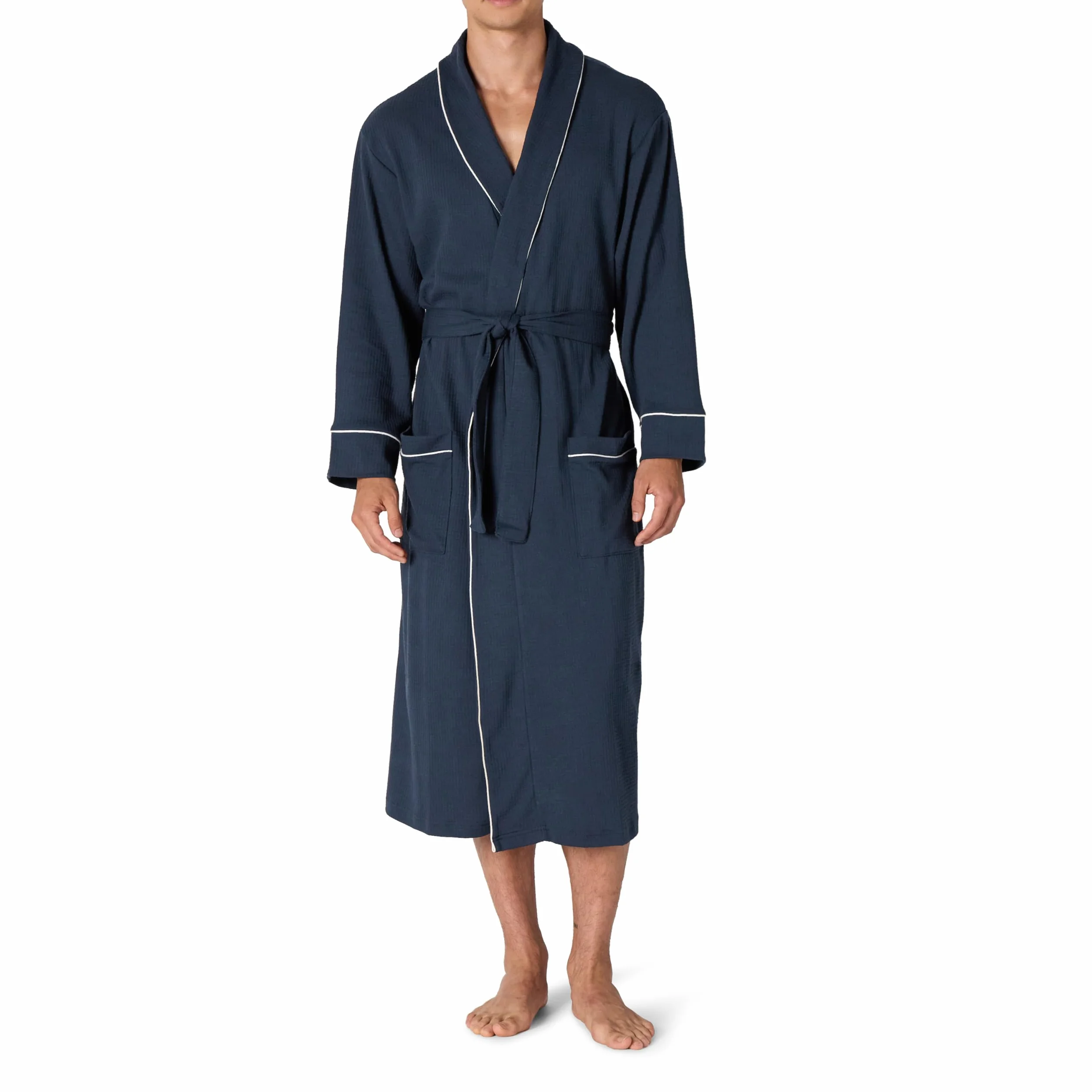 Amazon Essentials Uomo Accappatoio Leggero a Nido d'Ape (Disponibile nelle Taglie Big & Tall)