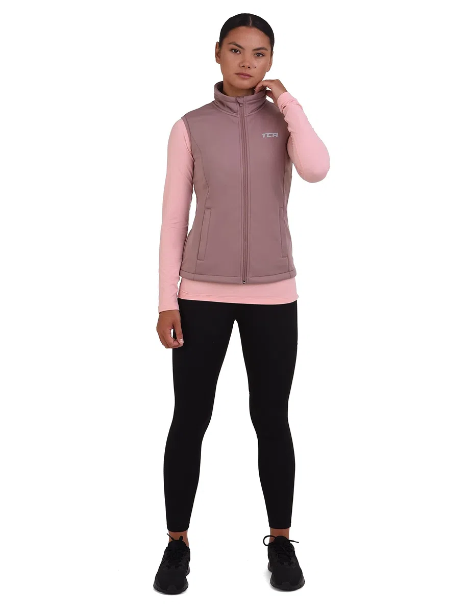 TCA Gilet da Ciclismo da Donna Leggerissimo e Antivento, con Tasche con Zip