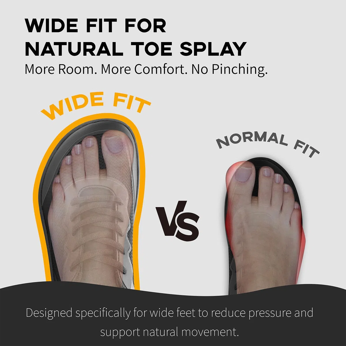 PIZZ ANNU Luna Scarpe Barefoot Donna Pianta Larga, Sneakers Zero Drop Leggere e Comode con Sottopiede Estraibile in Memory Foam per Uso Quotidiano