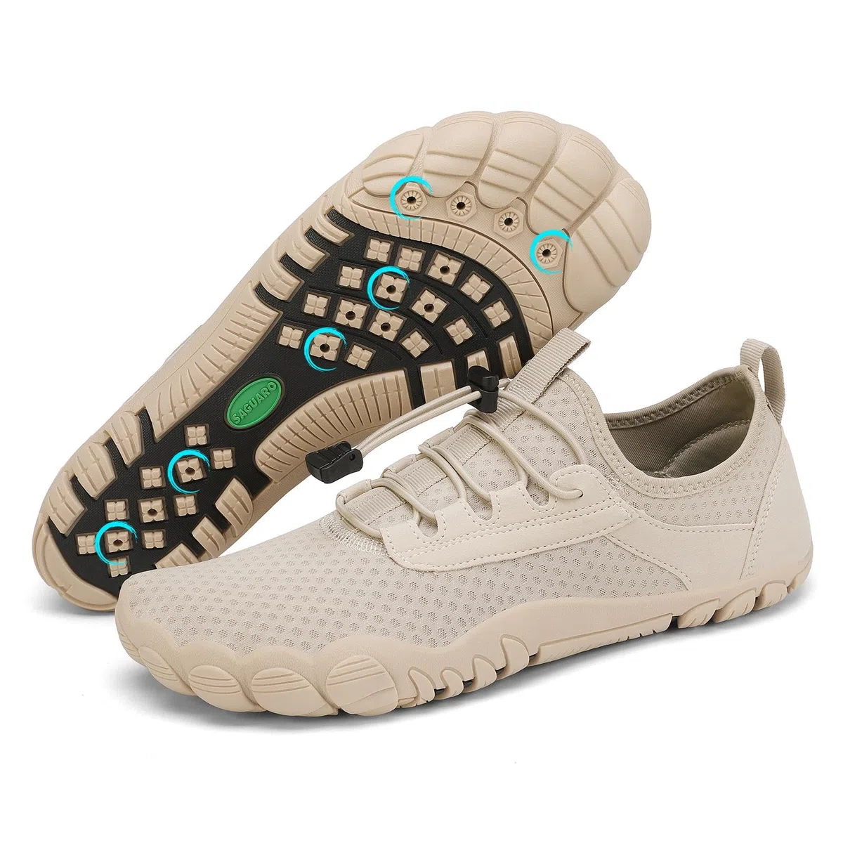 SAGUARO Uomo Scarpe Acquatiche Donna Pantofole da Spiaggia d'Acqua Bagno Scarpa Asciugatura Rapida Antiscivolo