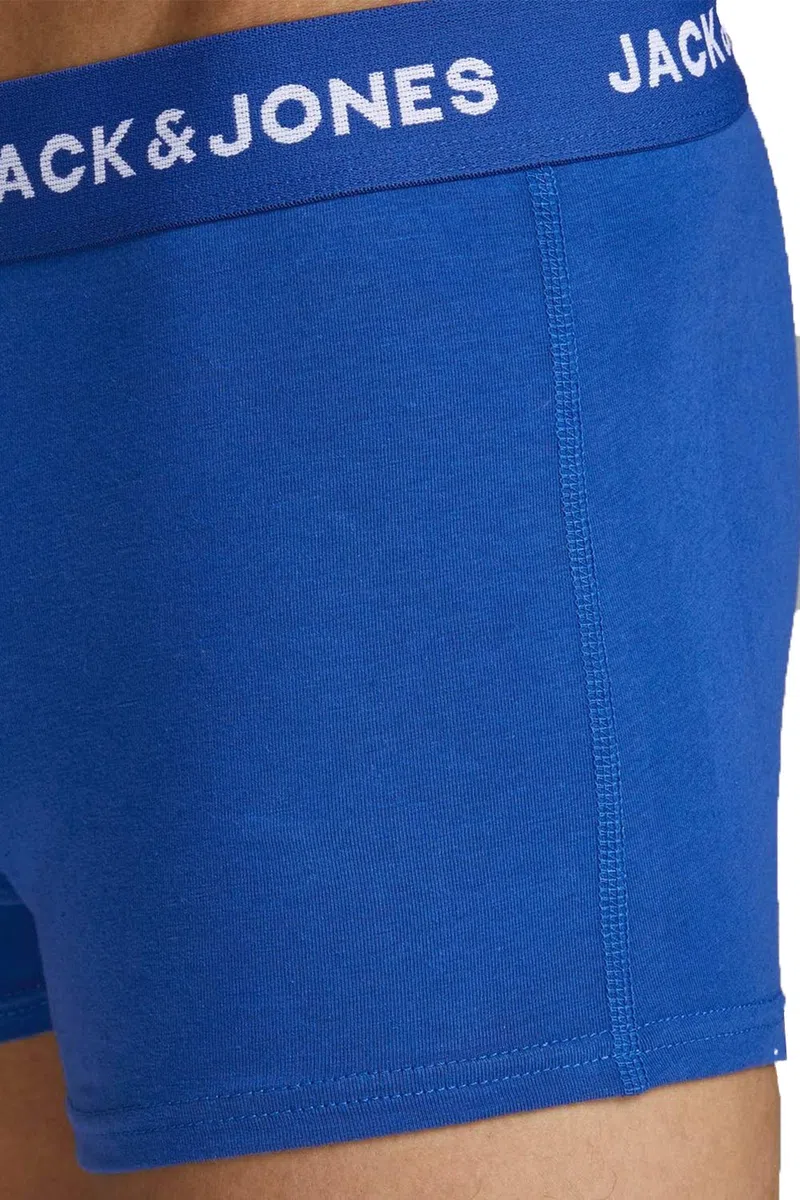 JACK & JONES Set da 5 Boxer Uomo Stretch Mutande Jersey Costume Intimo