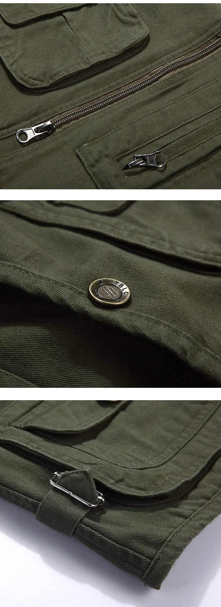 Giubbotto da Pesca da Uomo con Multi-Tasche All'aperto Panciotto di Cotone Gilet Leggero Traspirante Casual Giacca Senza Maniche per la Fotografia Campeggio Escursionismo