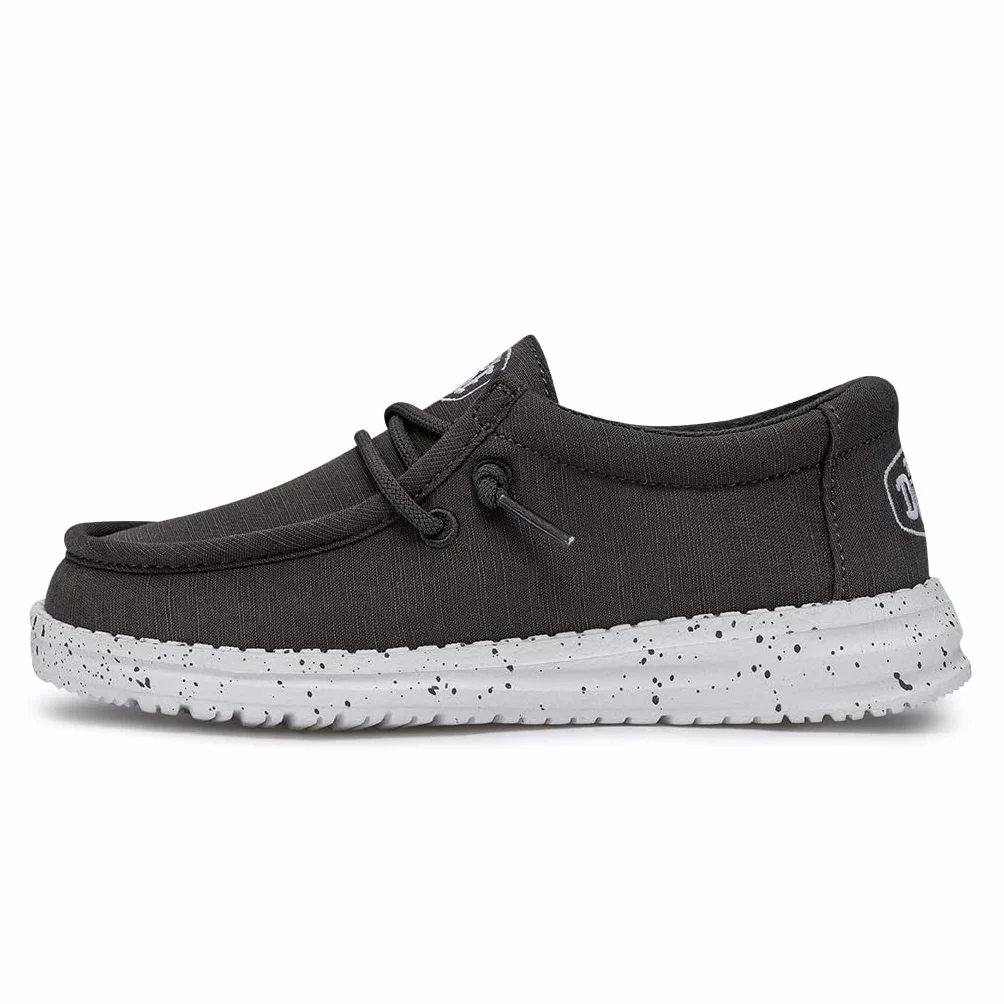 HEYDUDE Wally Youth Slub Canvas MoccasinBambini e Ragazzi