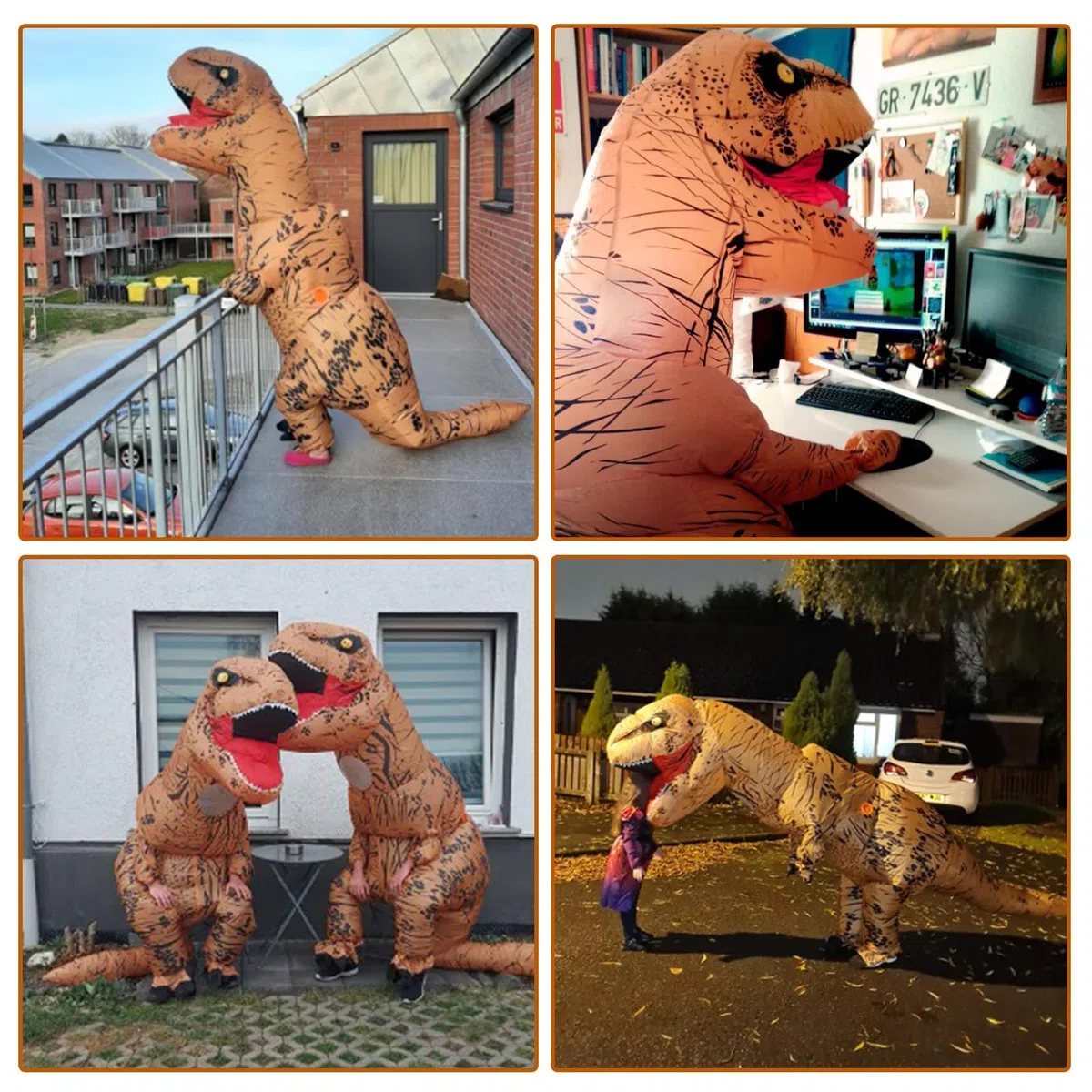 Costume Dinosauro Costume Gonfiabile Adulto Costume Trex Costume Gonfiabile Dinosauro Costume Halloween