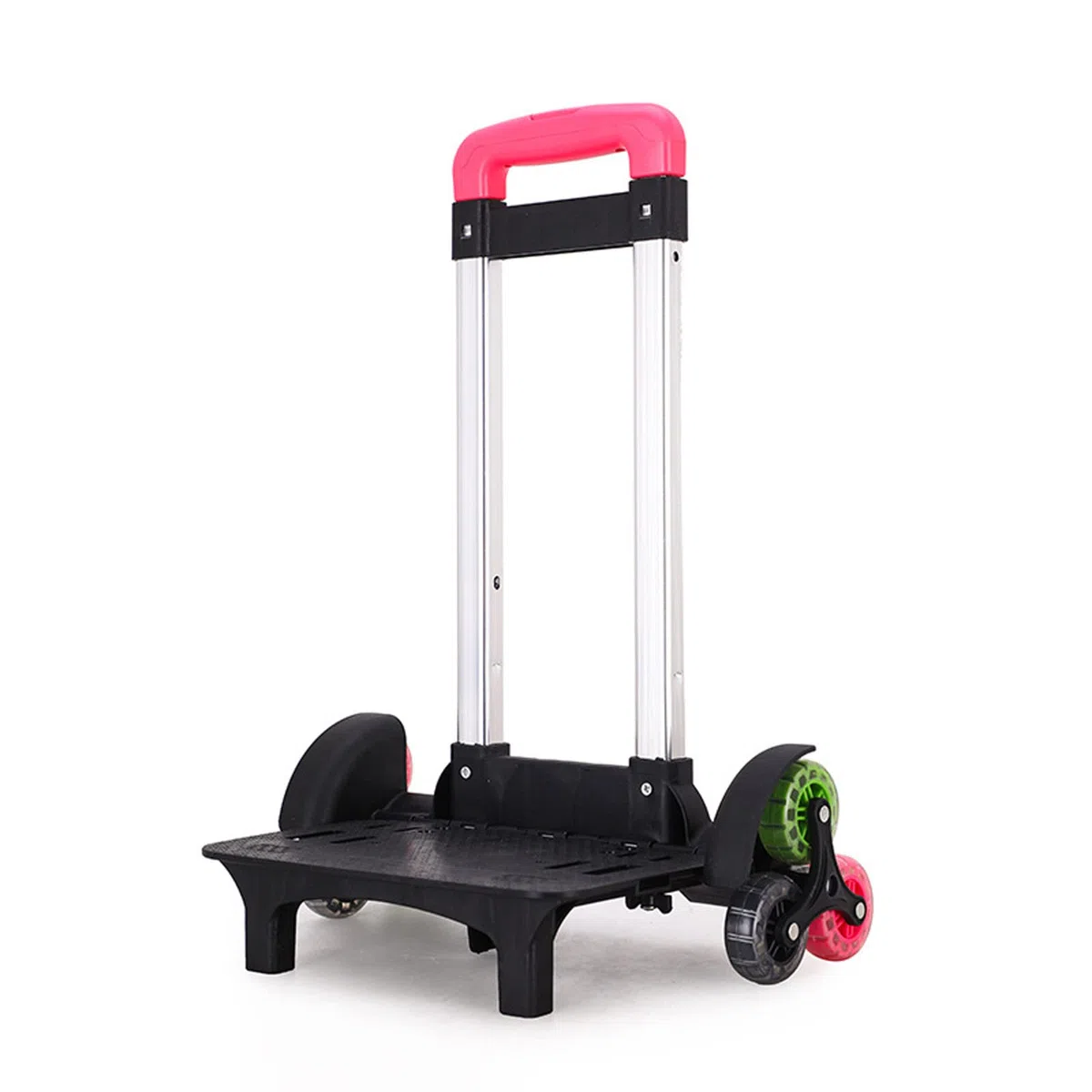 Carrello pieghevole a 6 ruote Zaino Trolley in lega di alluminio Bagagli per studenti a mano da viaggio