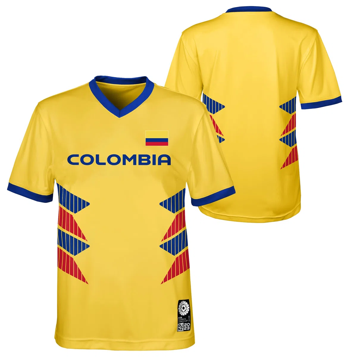 FIFA Official 2023 Women's Football World Cup Youth Team Shirt, Colombia T-Shirt Unisex - Adulto (Pacco da 1)