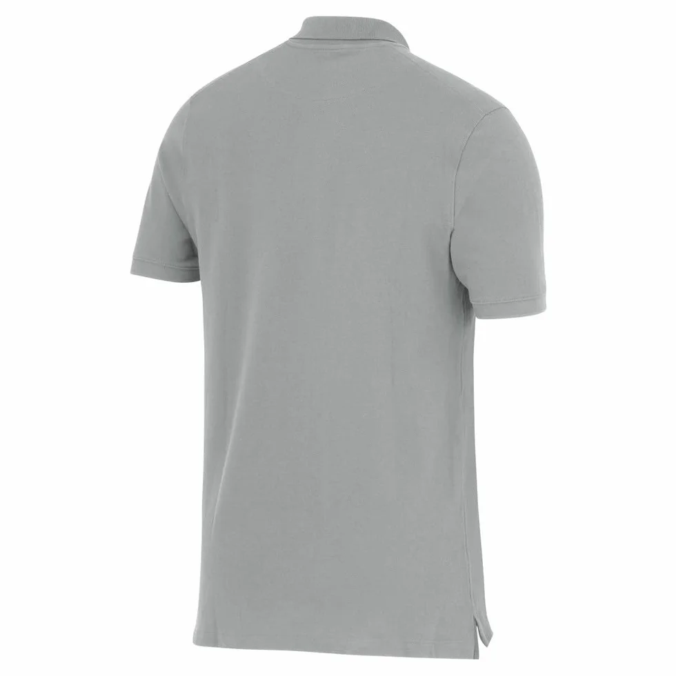 Nike Mens Nike Team Cotton Polo - Dark Heather Grey T-Shirt Uomo