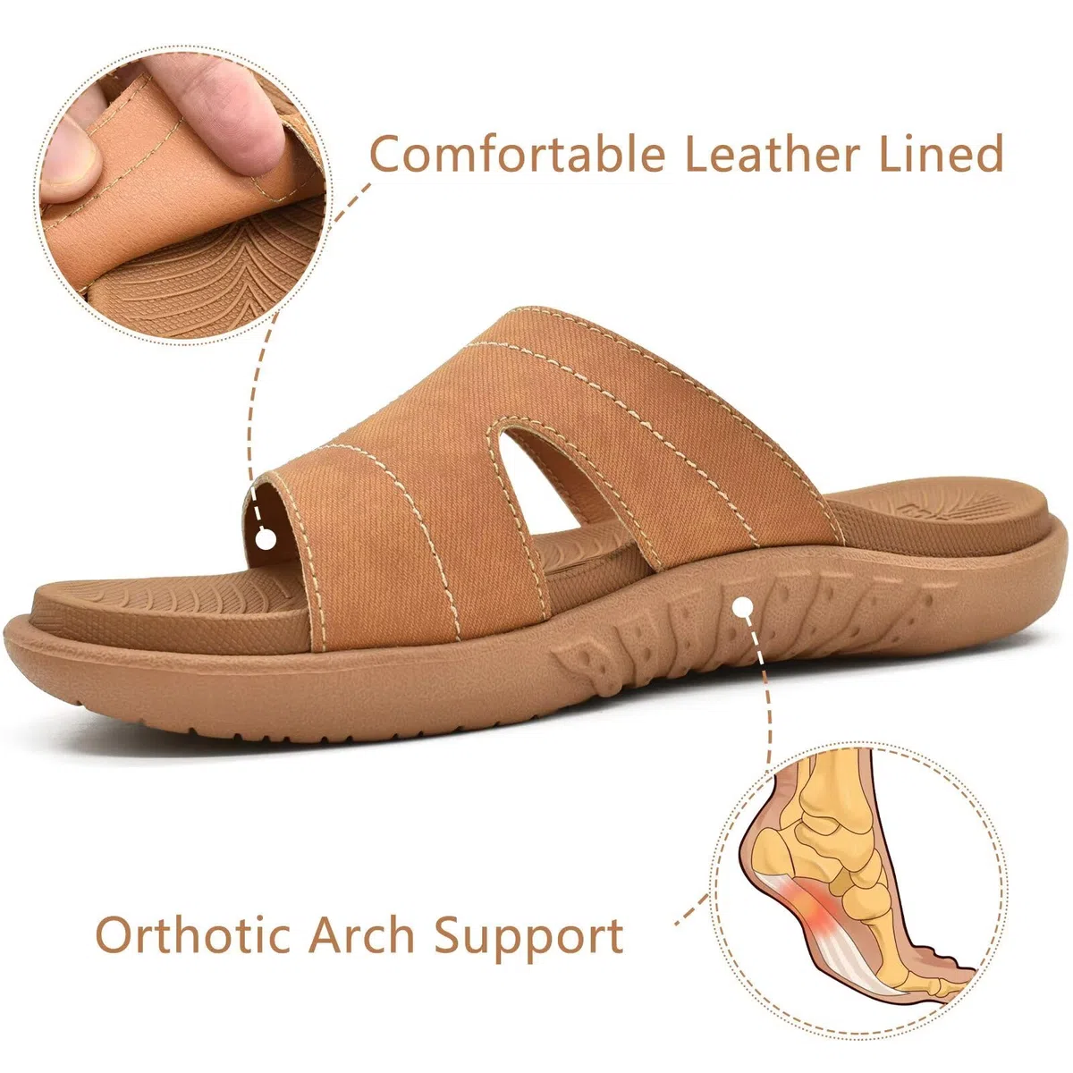 KuaiLu Ciabatte Donna Ortopediche Moda Leggere Comode Supporto Arco Plantare Doccia Sandali Estive Spiaggia Piscina Aperte Mare Pantofole Antiscivolo Gomma Suole Scarpe